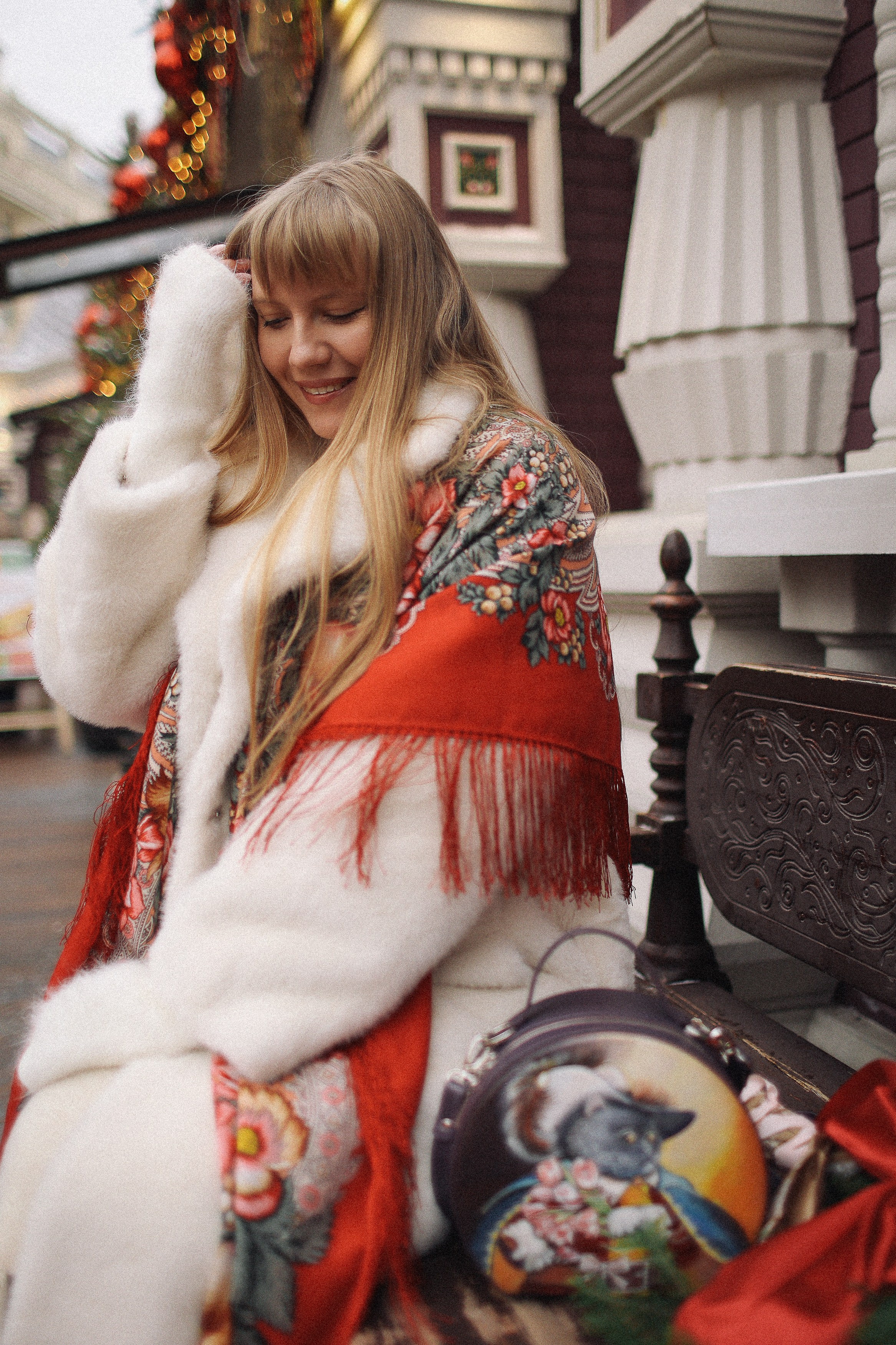 Новогодняя фотосессия на Гум Ярмарке. Фотограф Владимир Москва