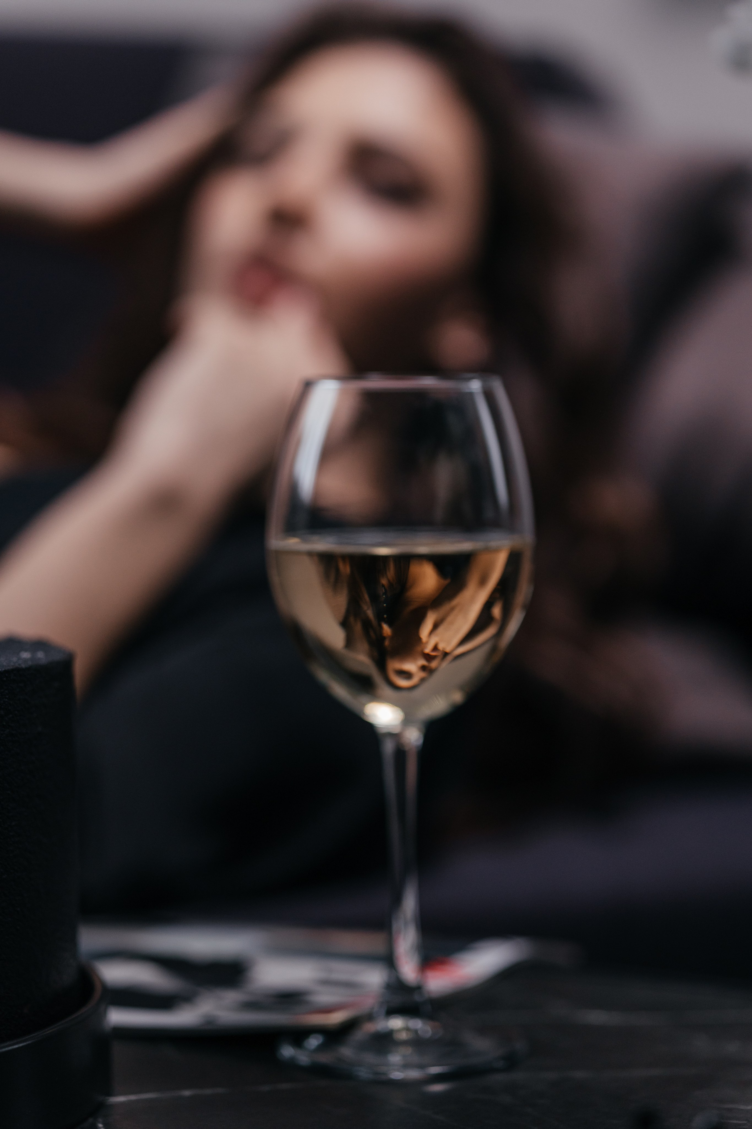 Черное платье. Фотограф Крохин Олег