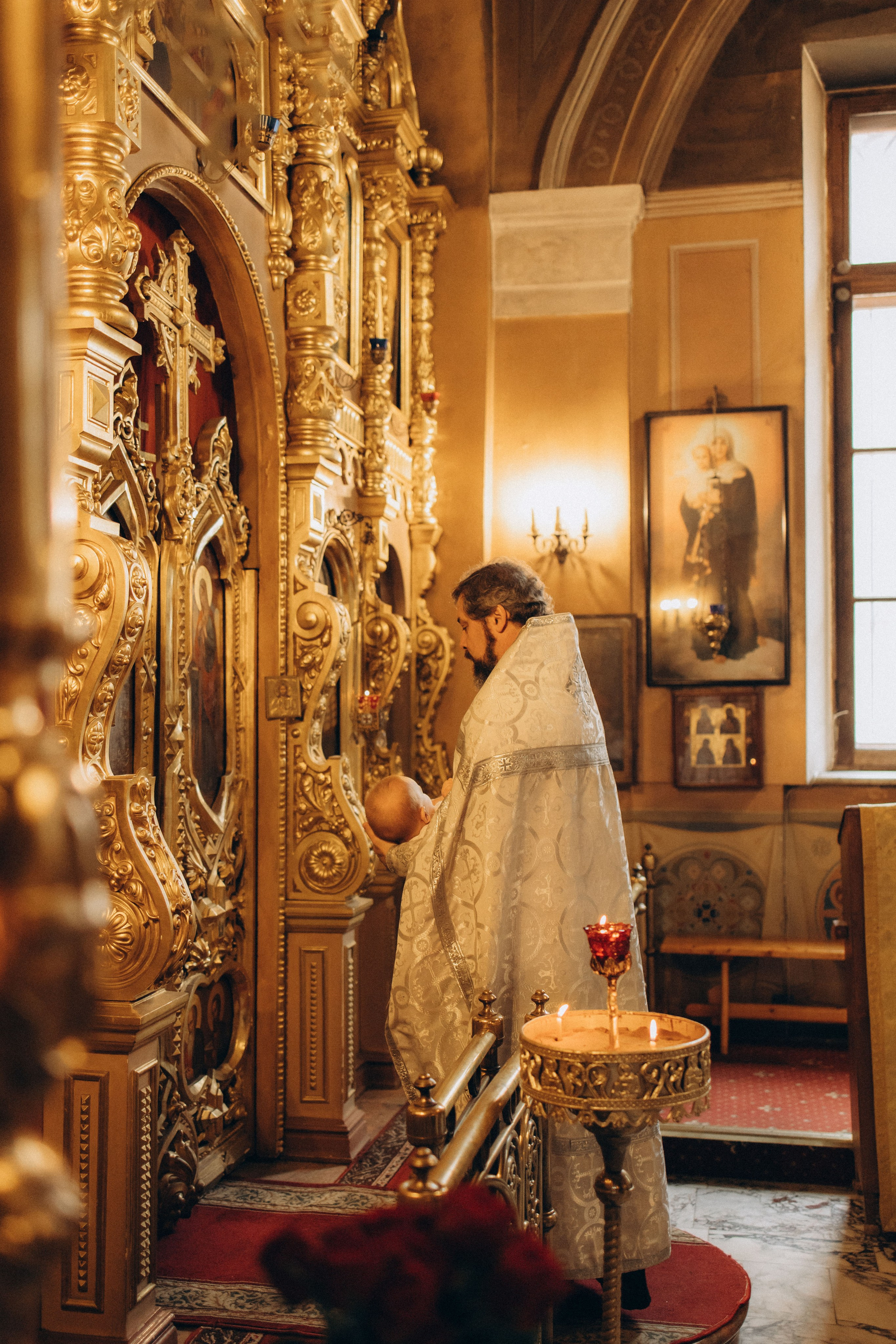 Крещение Макара. Семейный фотограф Москва Наталия Осьмакова