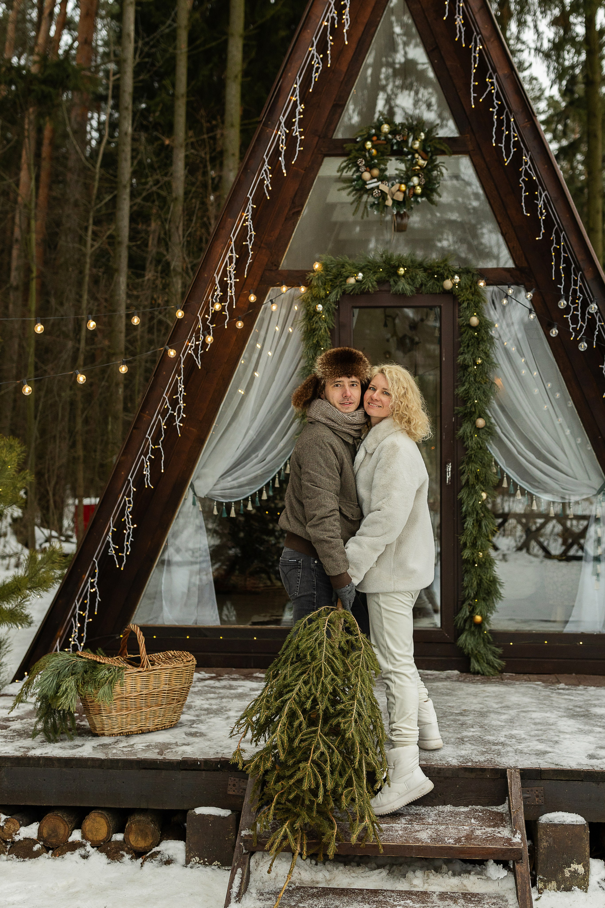 Зима в Кантри Хаус (загородная локация). Семейный и детский фотограф в Москве Олеся Маркина