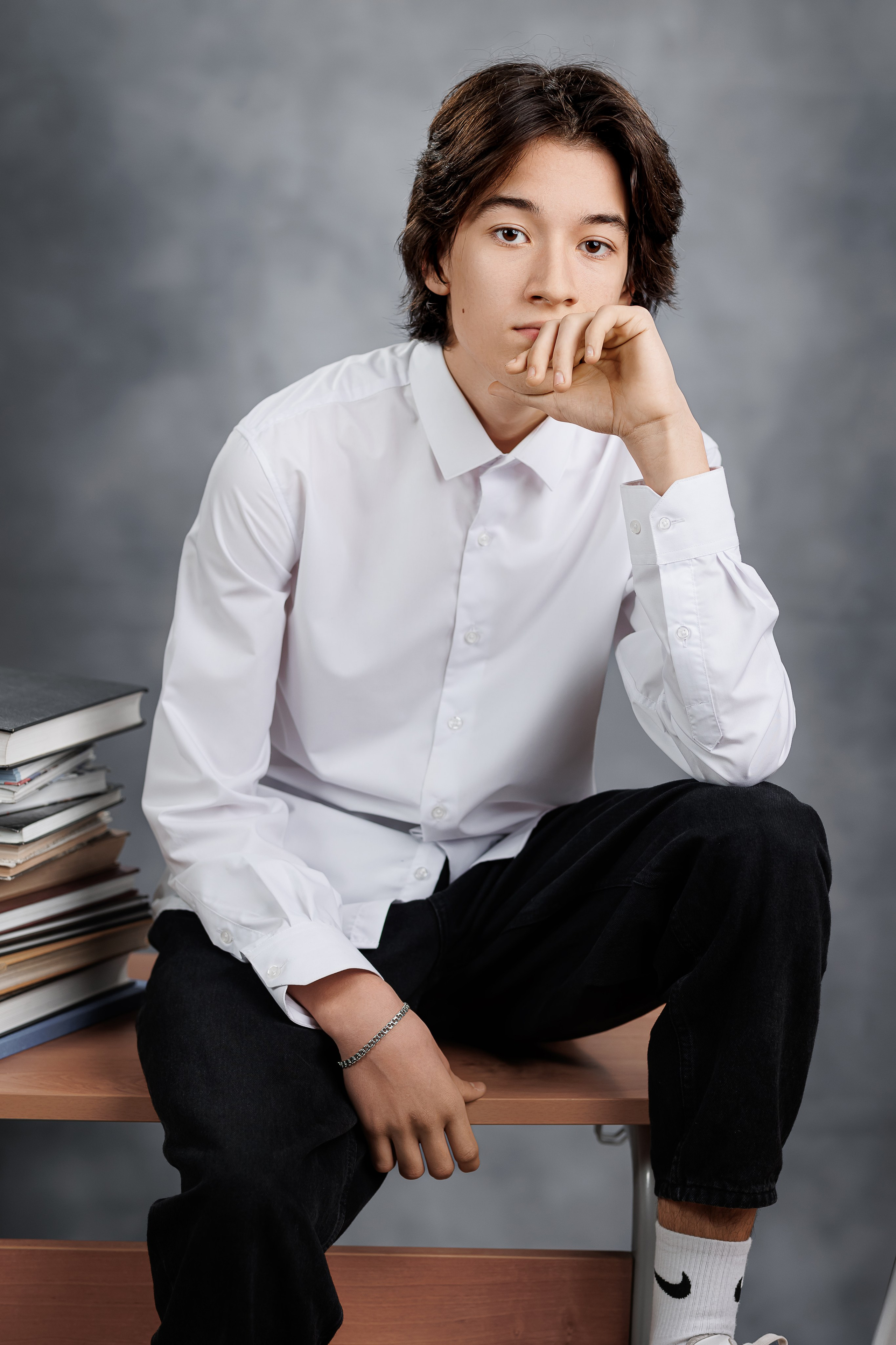 Портреты на однотонном фоне. Семейный и детский фотограф Комина Елена, Власиха, Одинцово