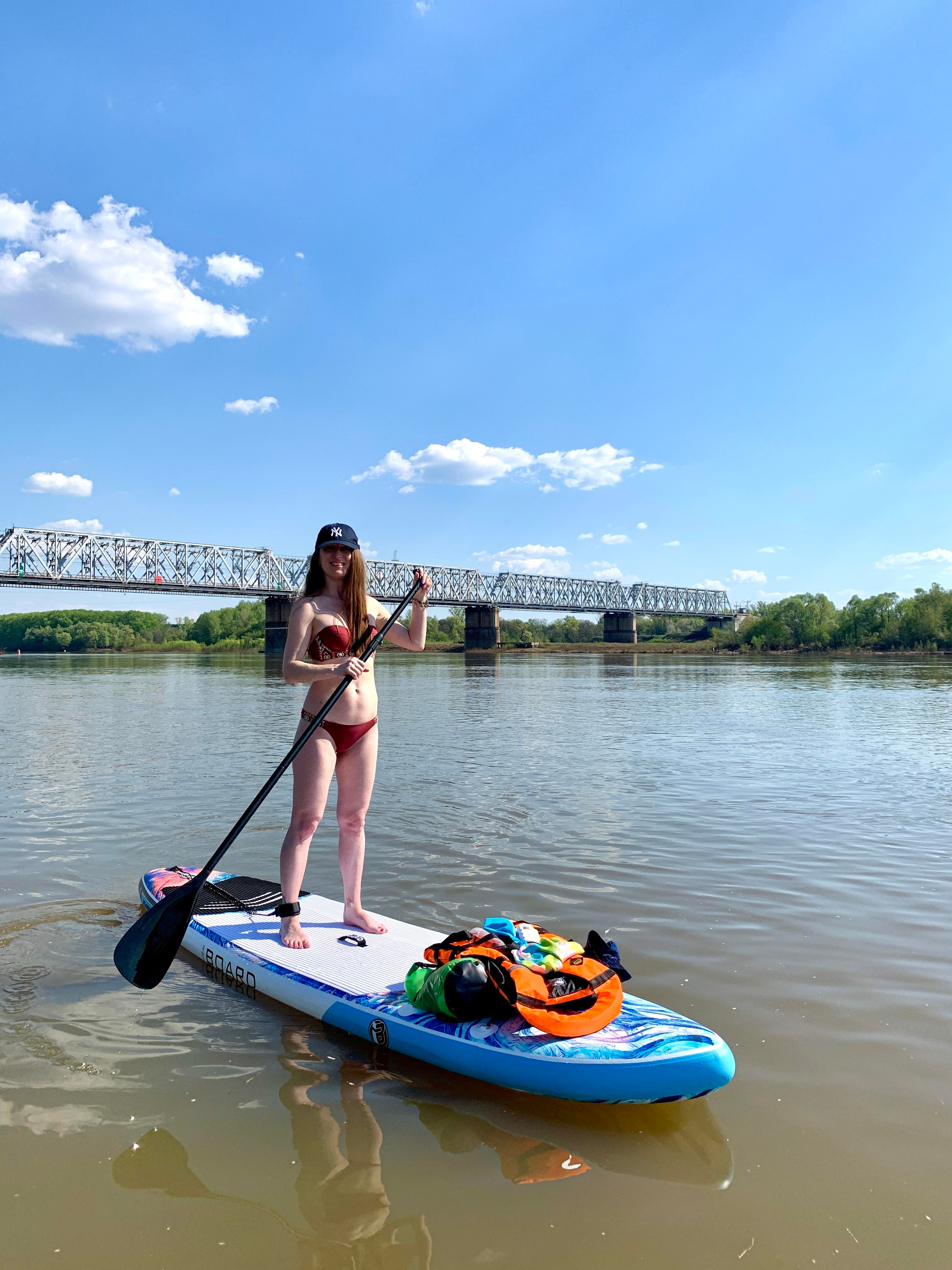 Прогулка на сапбордах в Уфе с Монумента до Затона