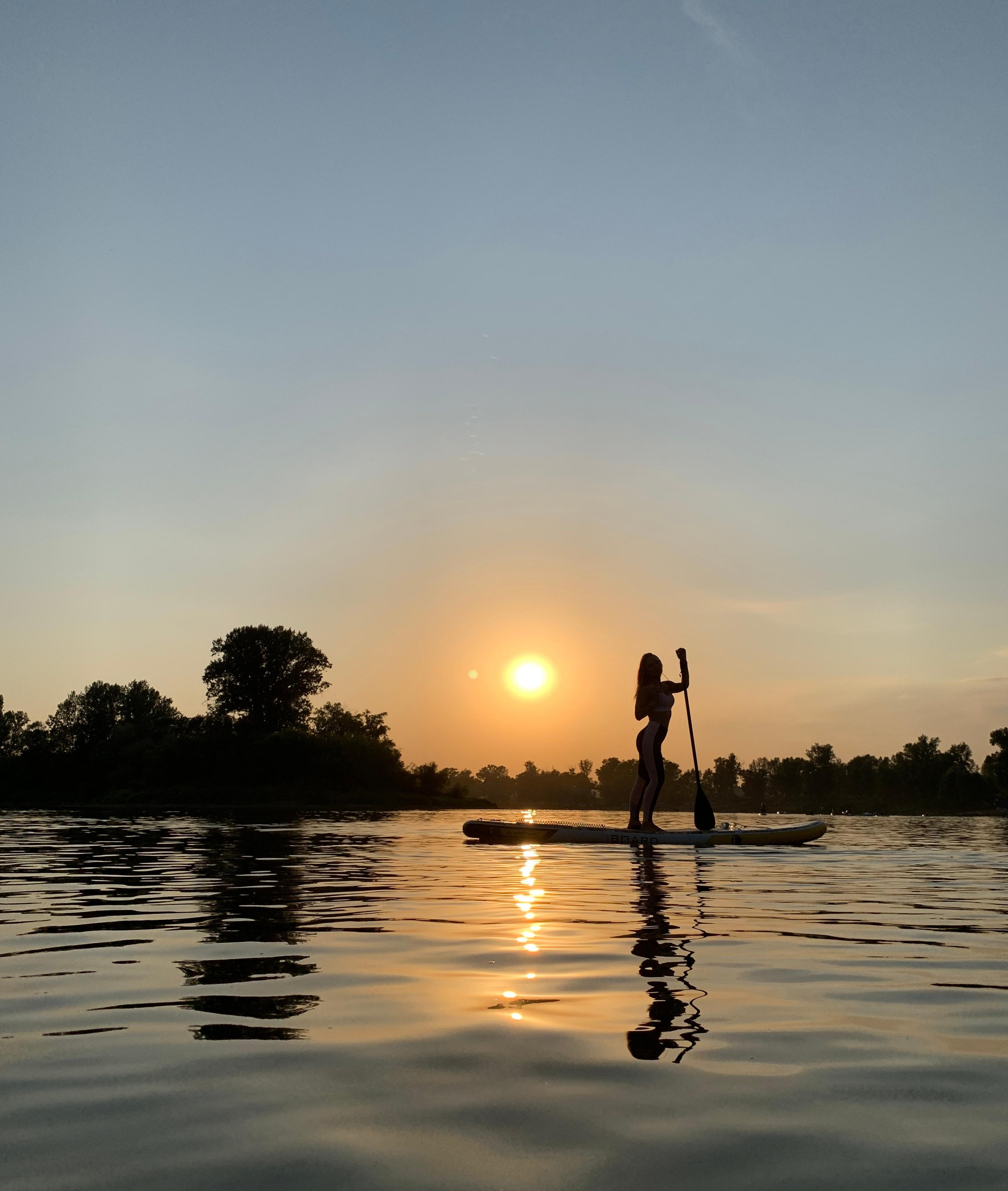 Прогулка на сапбордах в Уфе с Монумента до Затона