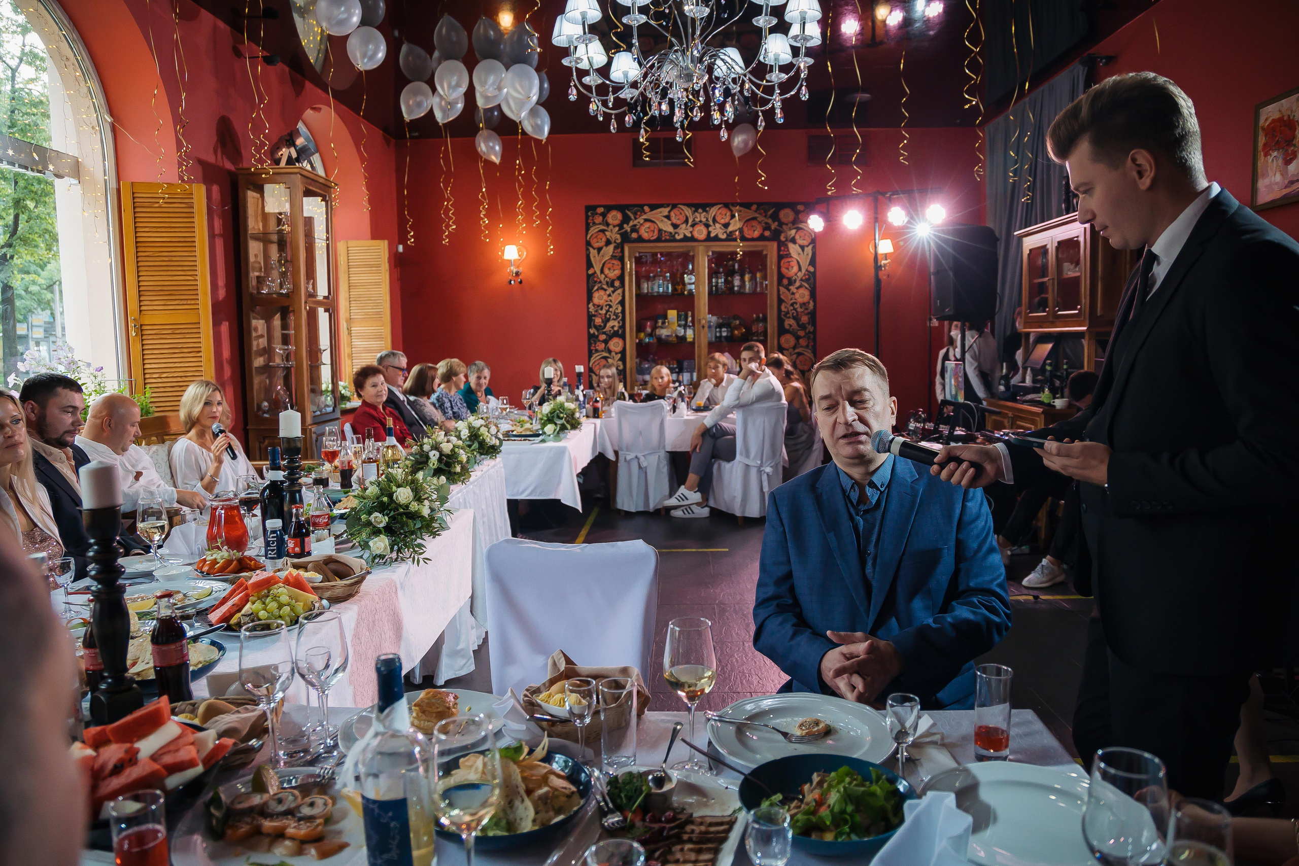 Юбилей в Романс кафе Петергоф