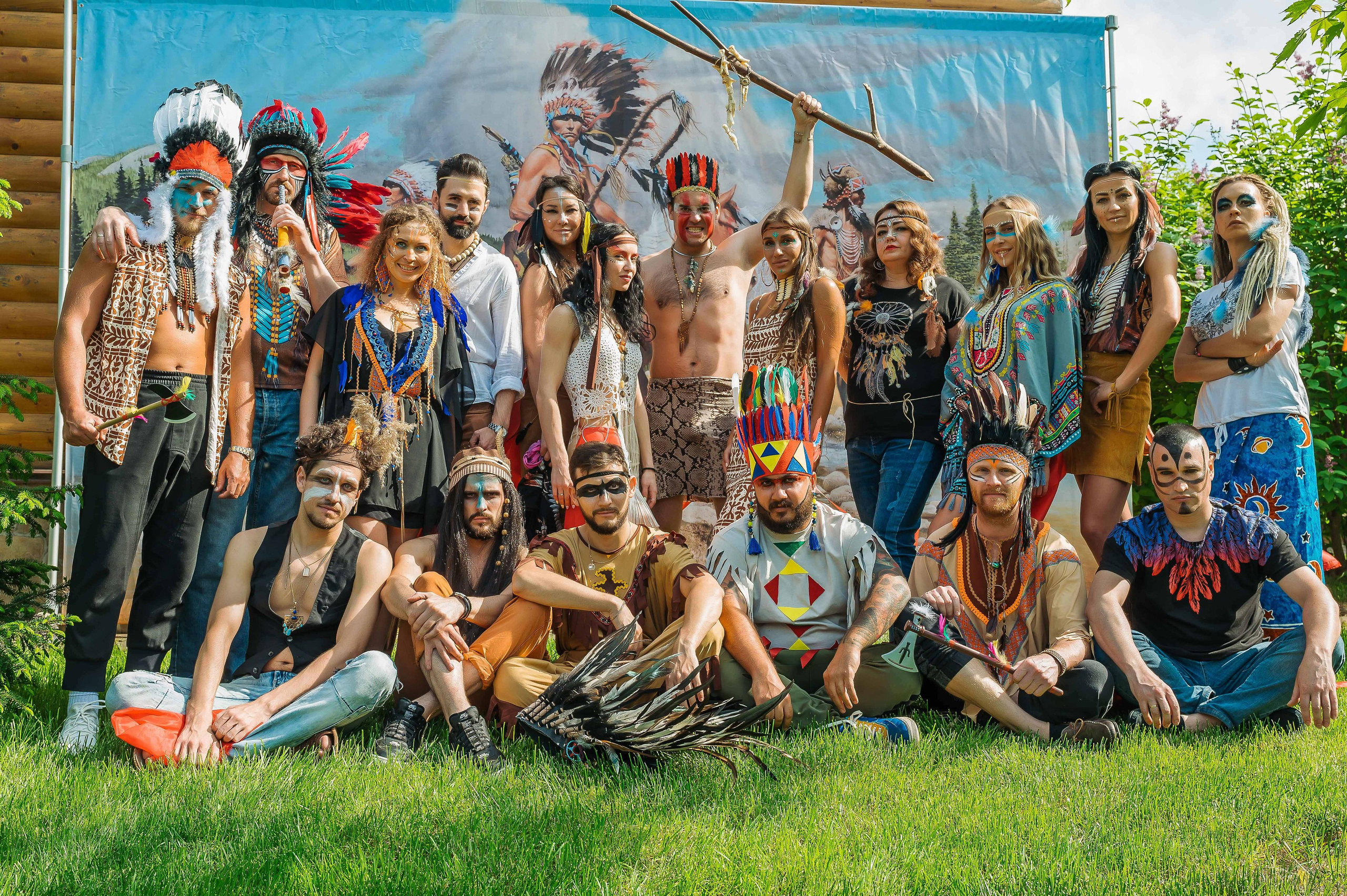 День Рождения индейцы