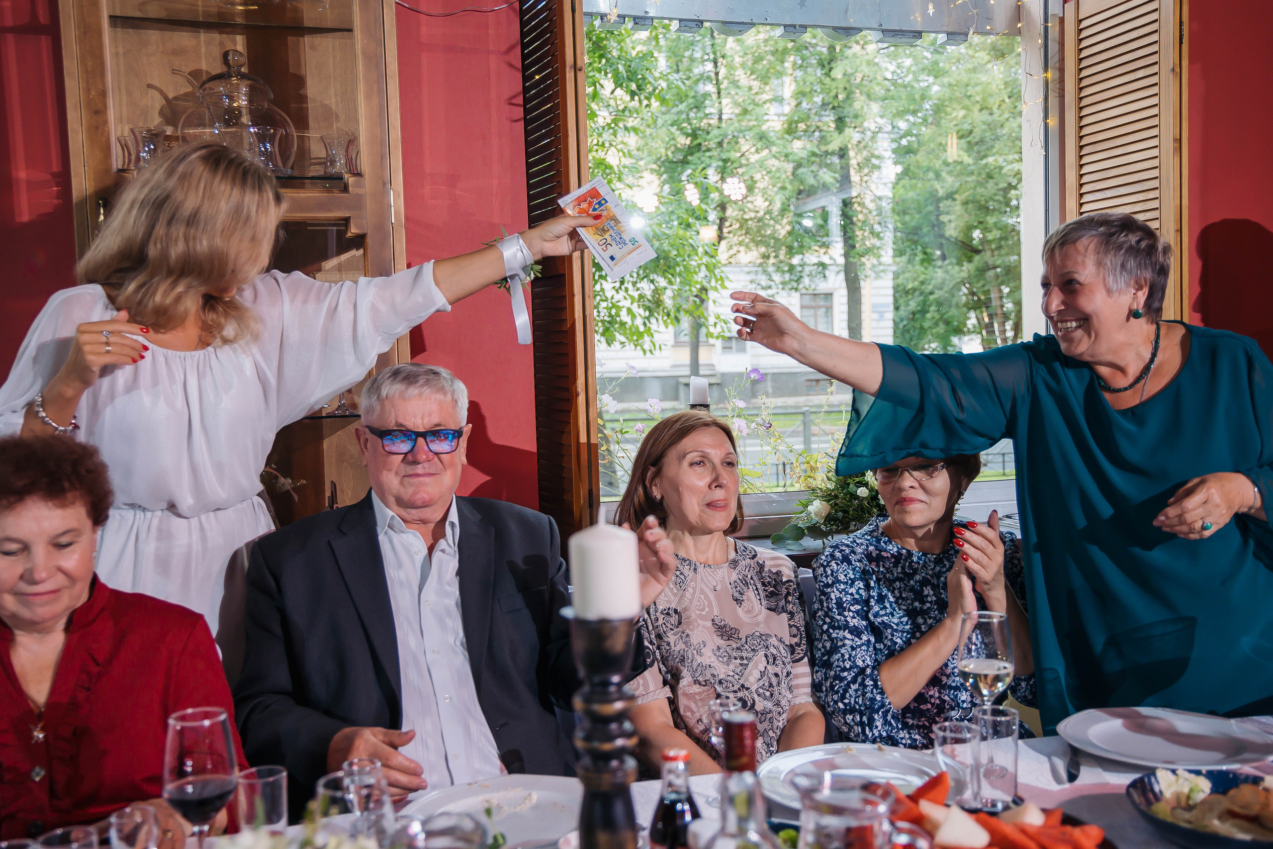 Юбилей в Романс кафе Петергоф