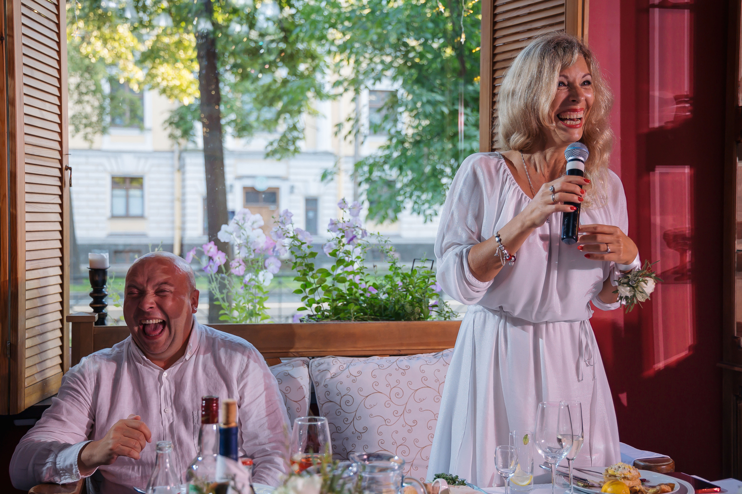 Юбилей в Романс кафе Петергоф