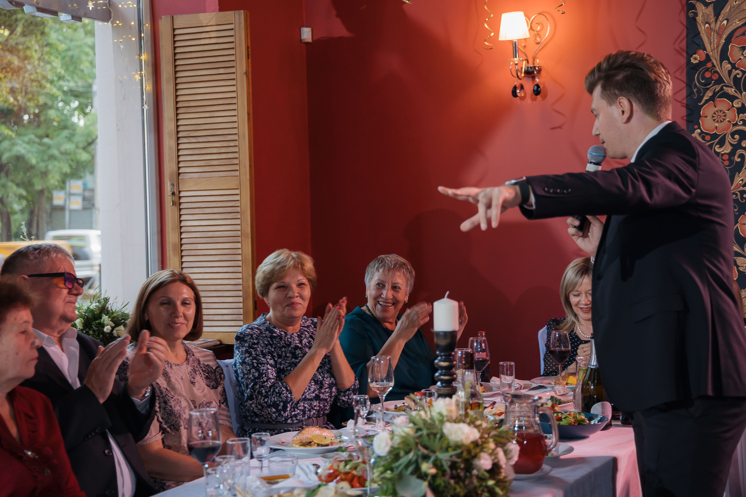 Юбилей в Романс кафе Петергоф