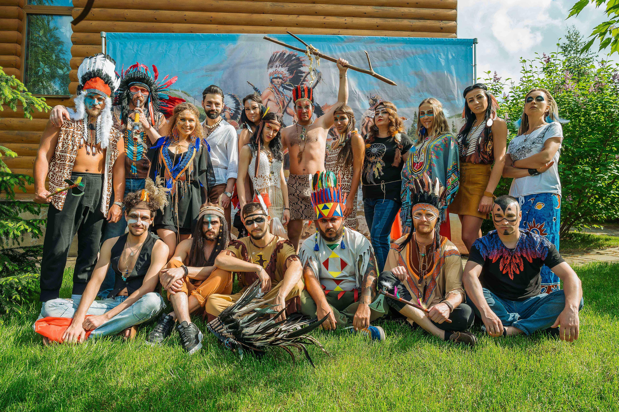 День Рождения индейцы