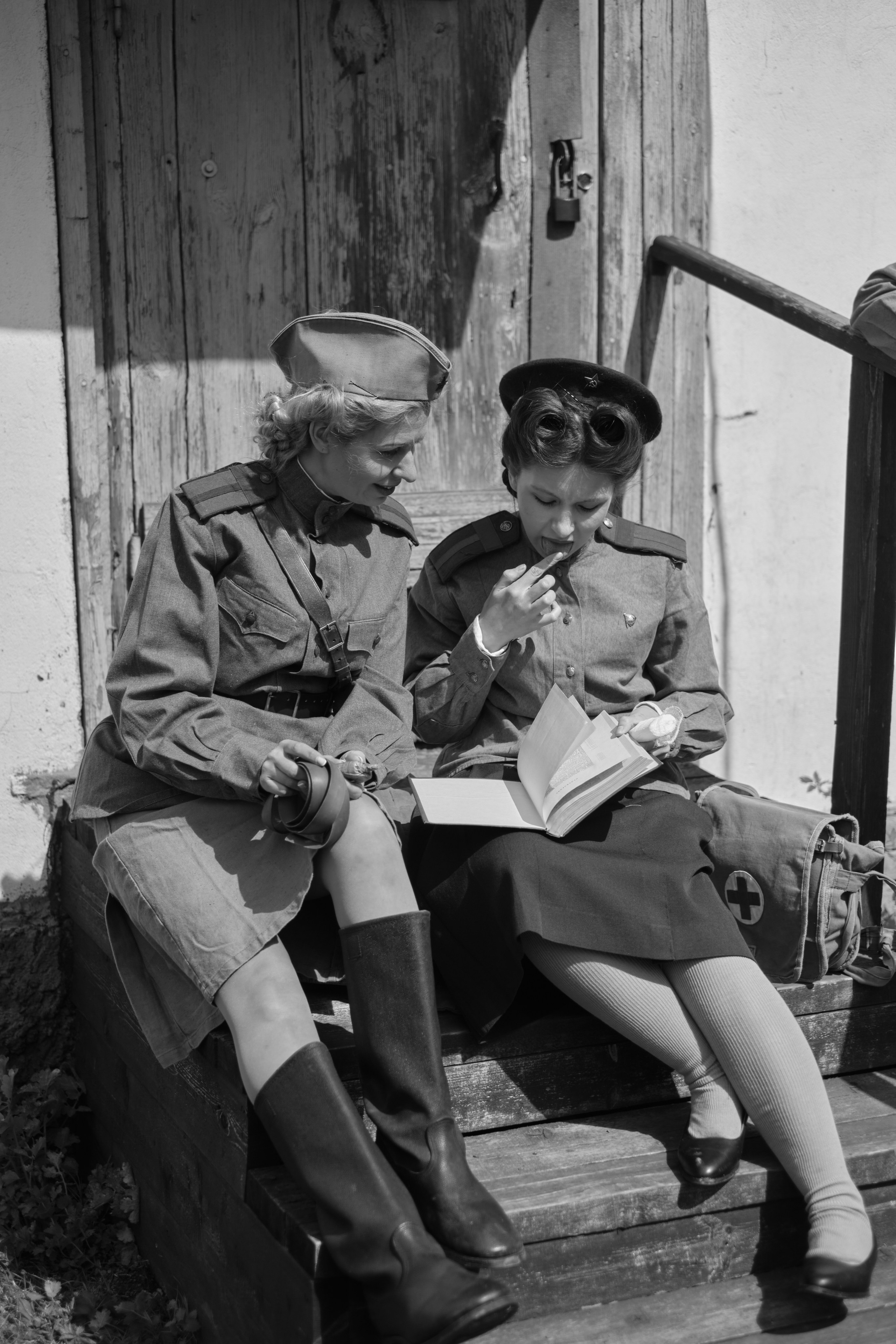 Черно белая фотография победный май 1945