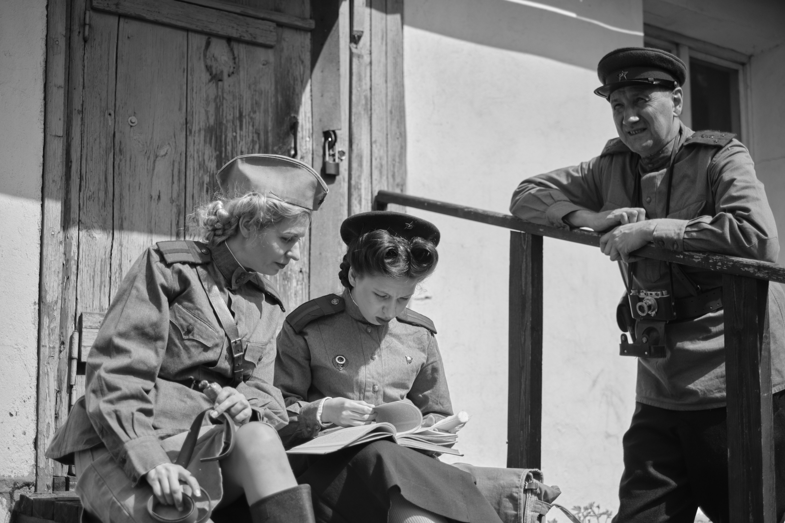 Черно белая фотография победный май 1945