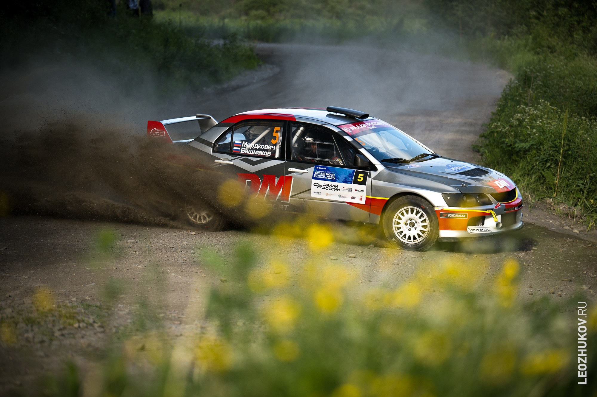 White nights rally 2025. Sports photographer Leonid Zhukov