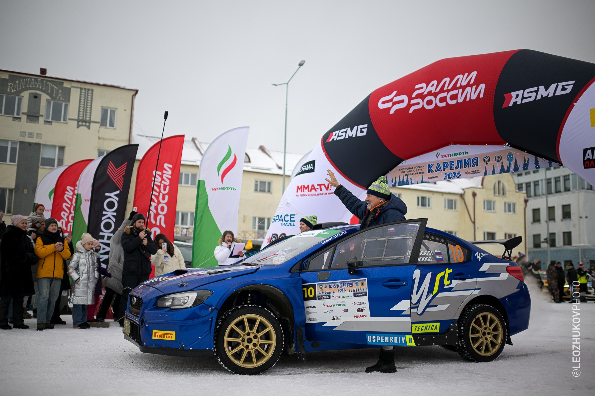 Rally Karelia 2026. Sports photographer Leonid Zhukov