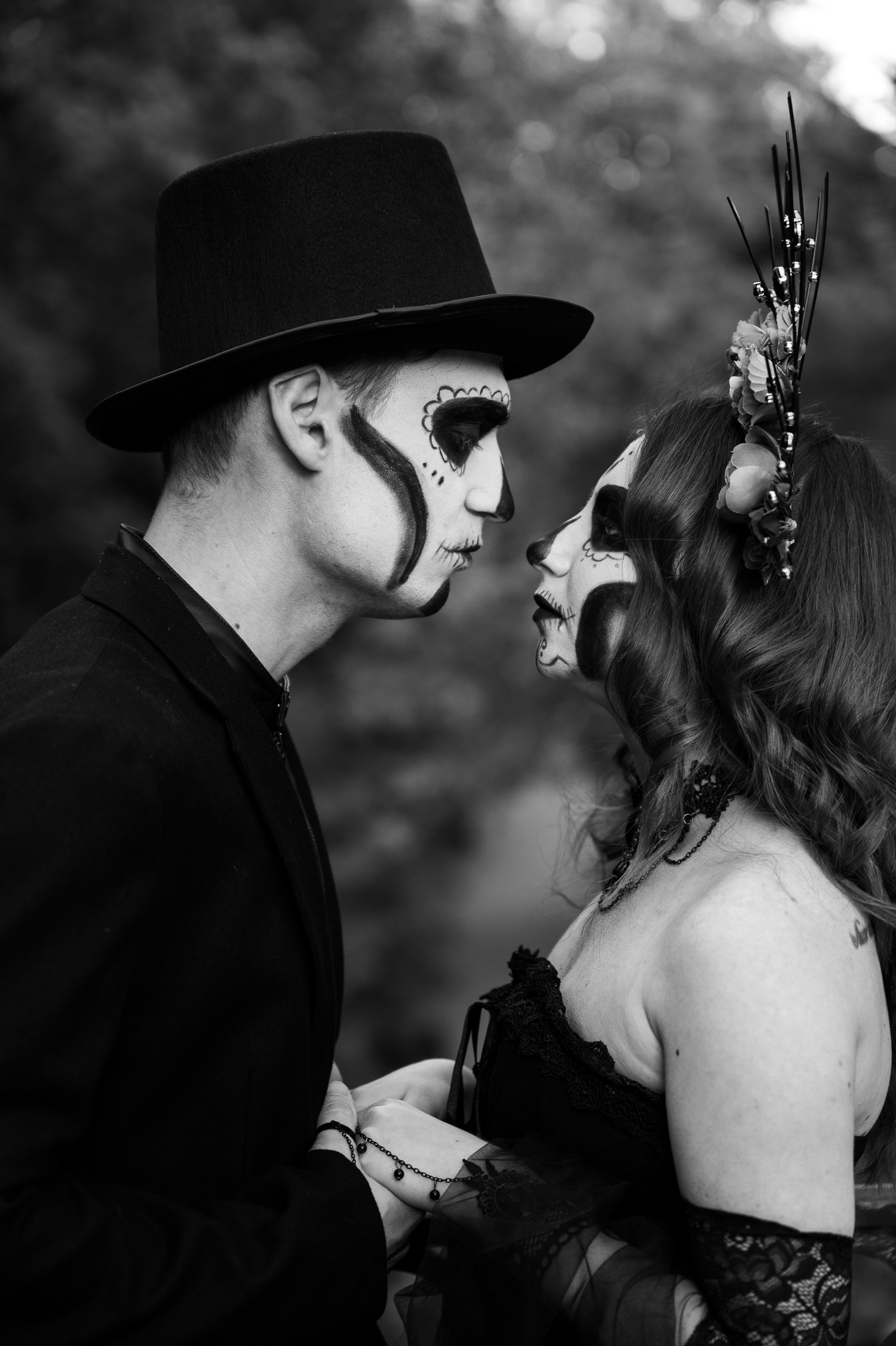 Halloween (Roman and Natalia). Photographer in Moscow Anna Chistiakova