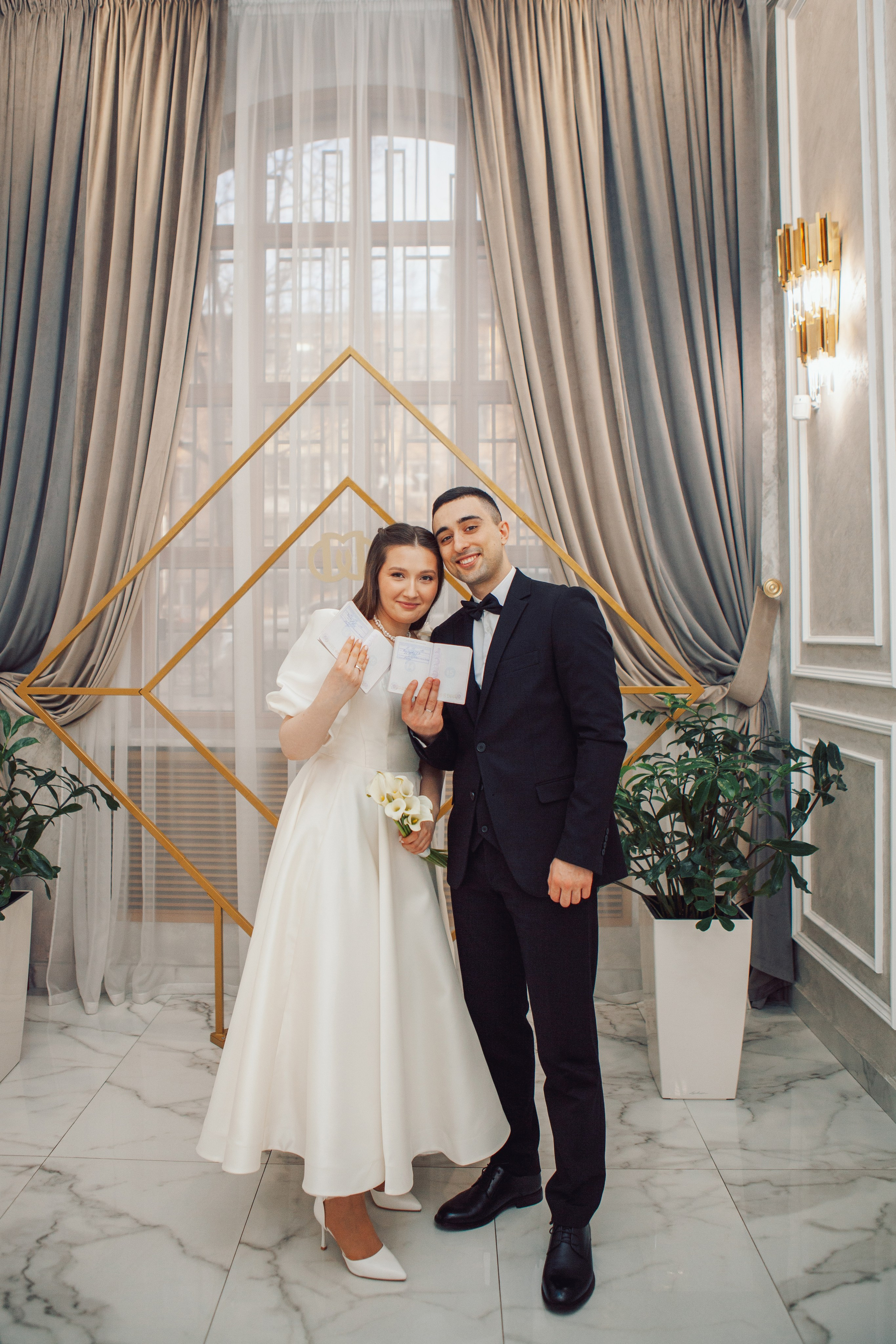 Роспись в Кутузовском ЗАГСе. Фотограф Ольга Ефремова