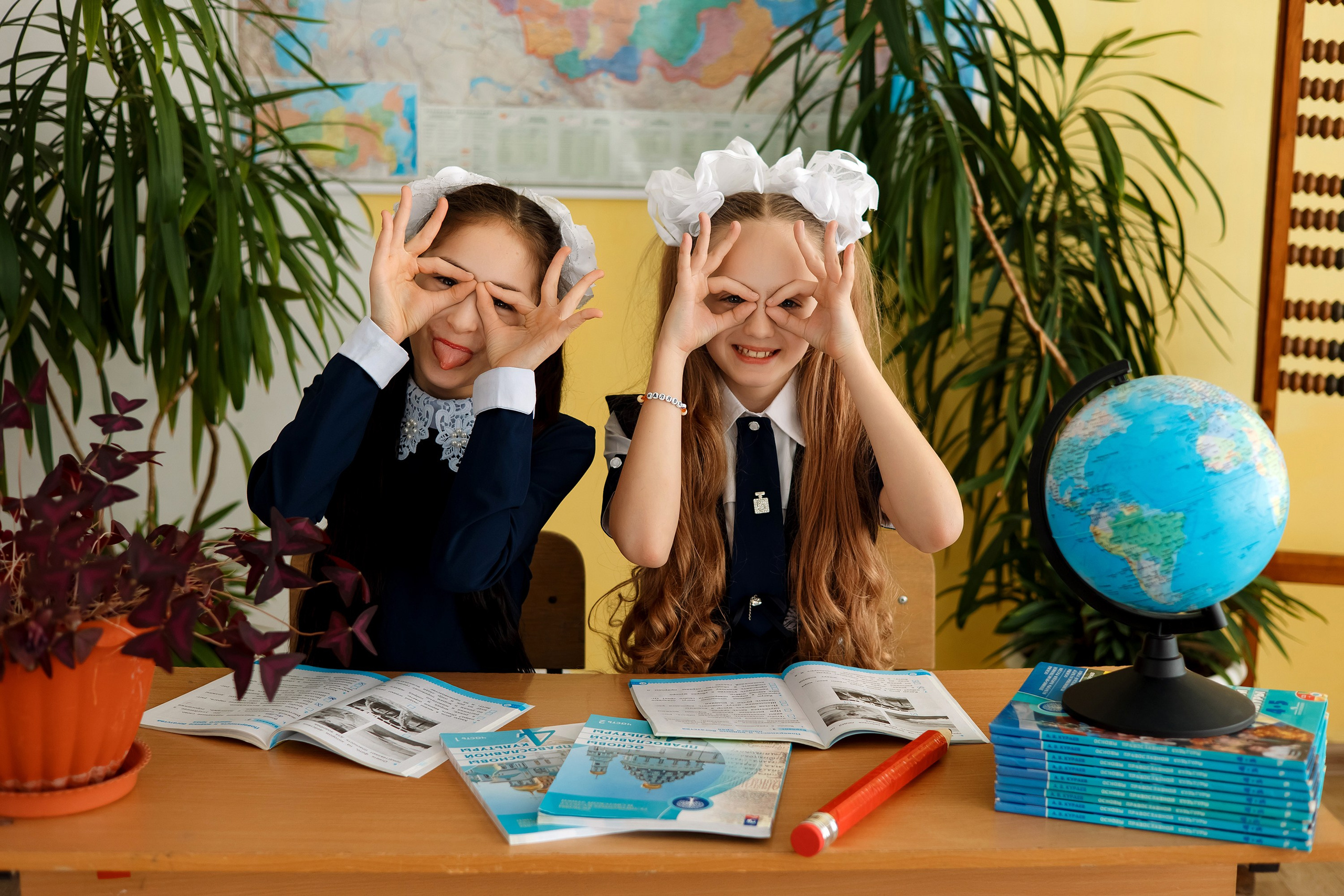 4 класс с. Барабаш. Фотограф Любовь Корниенко, Примоский край