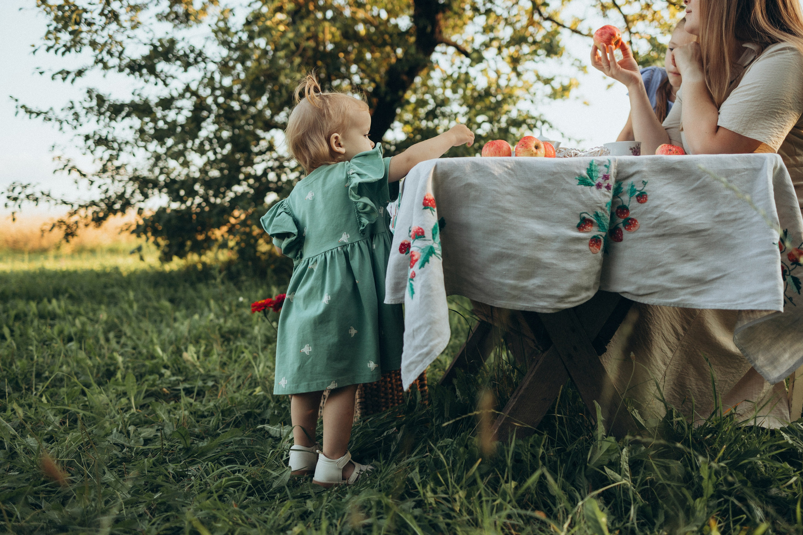 Чаепитие в саду. Фотограф Елена Рябцева