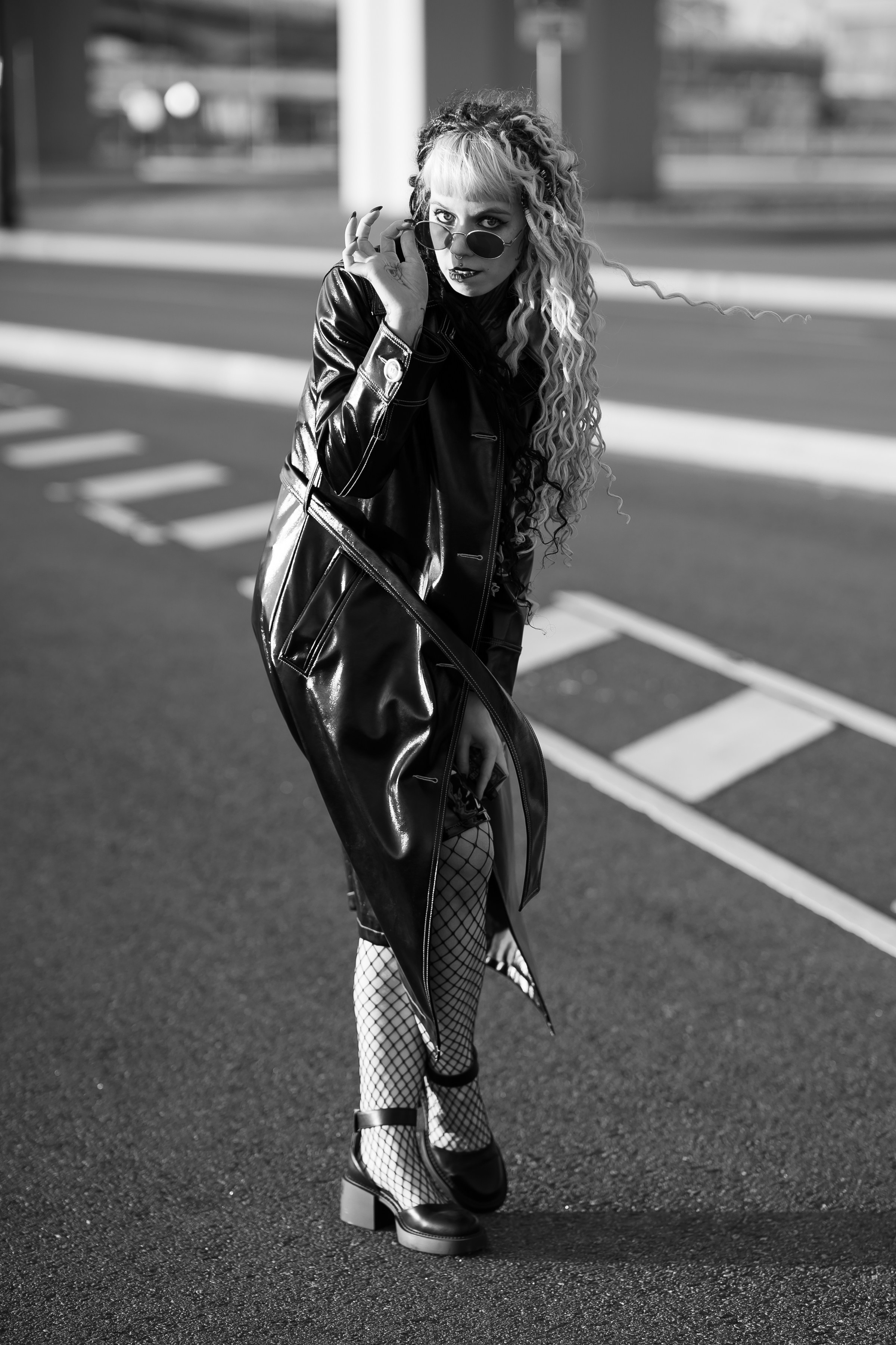 Оля. Паркинг. Портретный фотограф в Санкт-Петербурге Александр Быстрицкий