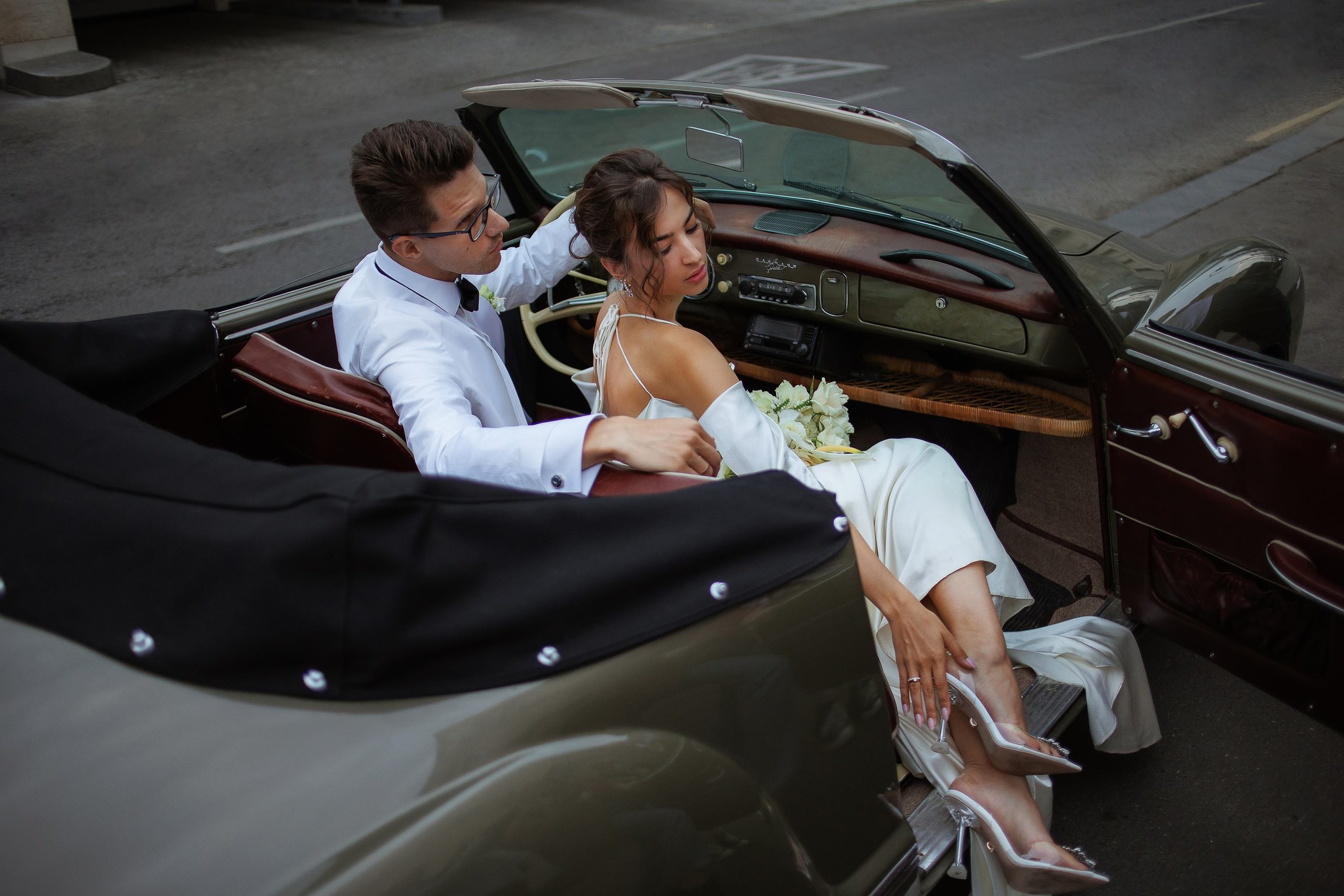 Ретро машина Анна и Владислав. Марковкина КрисТина