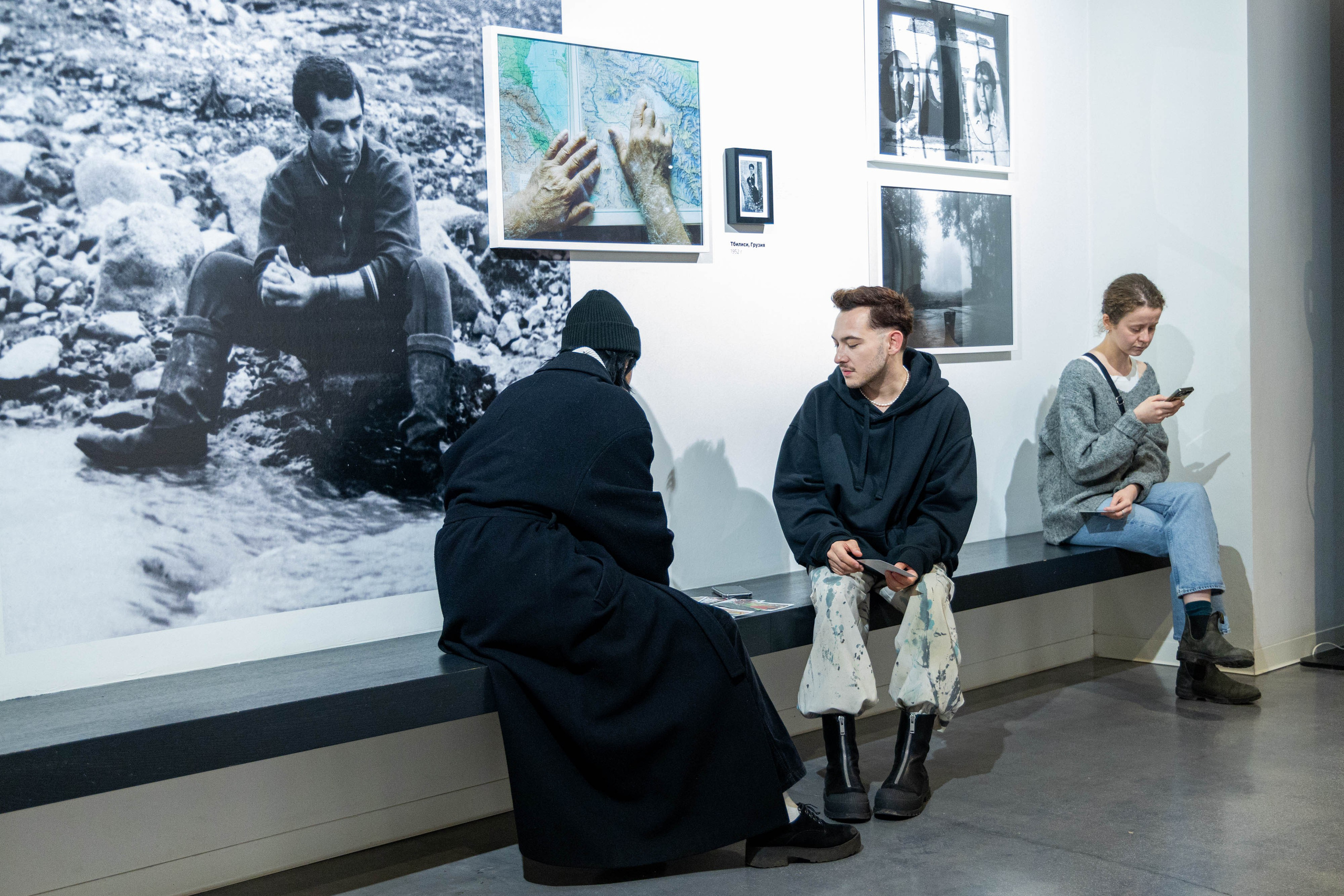 Personal exhibition ‘I left the house early in the morning’ in Yeltsin Center, Yekaterinburg, RussiaPhoto: A. Mekhonoshin