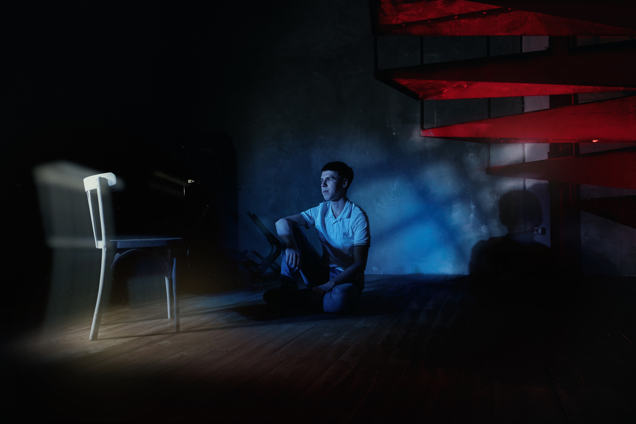 Фотосессия парня в студии. Самара