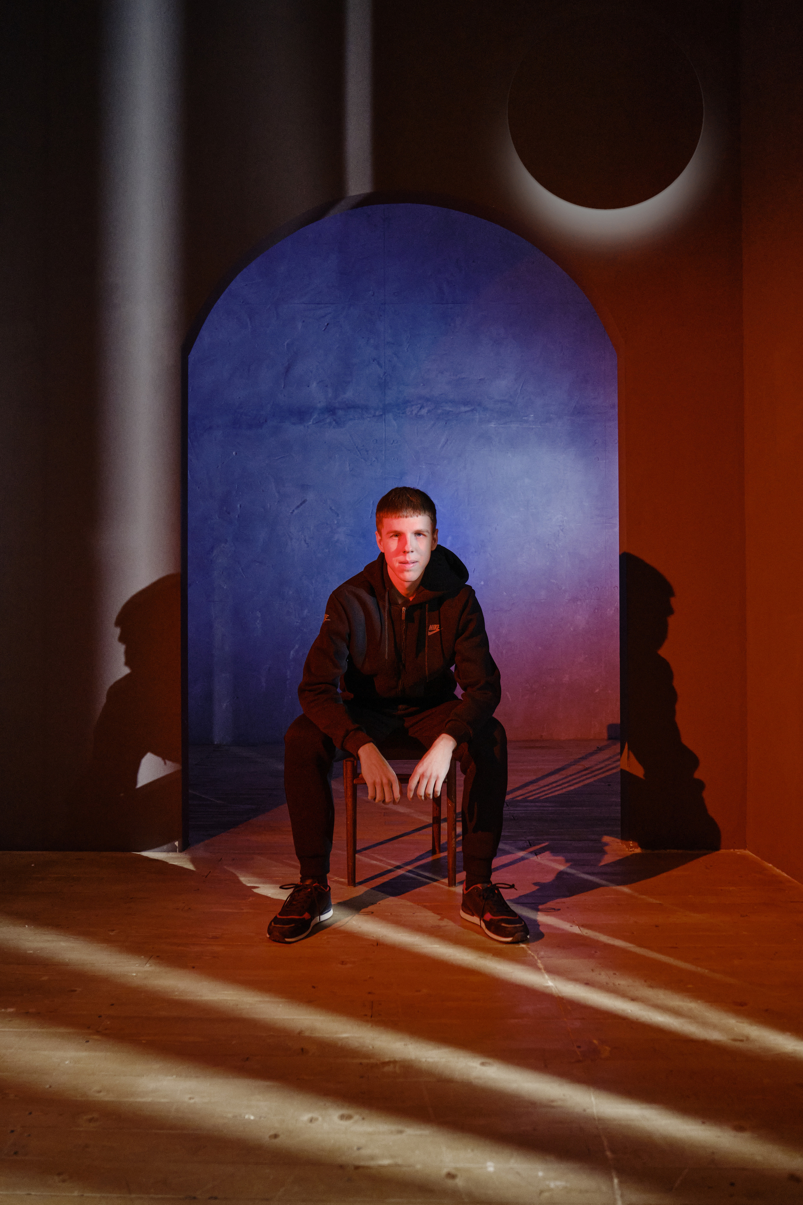 Фотосессия парня в студии. Самара