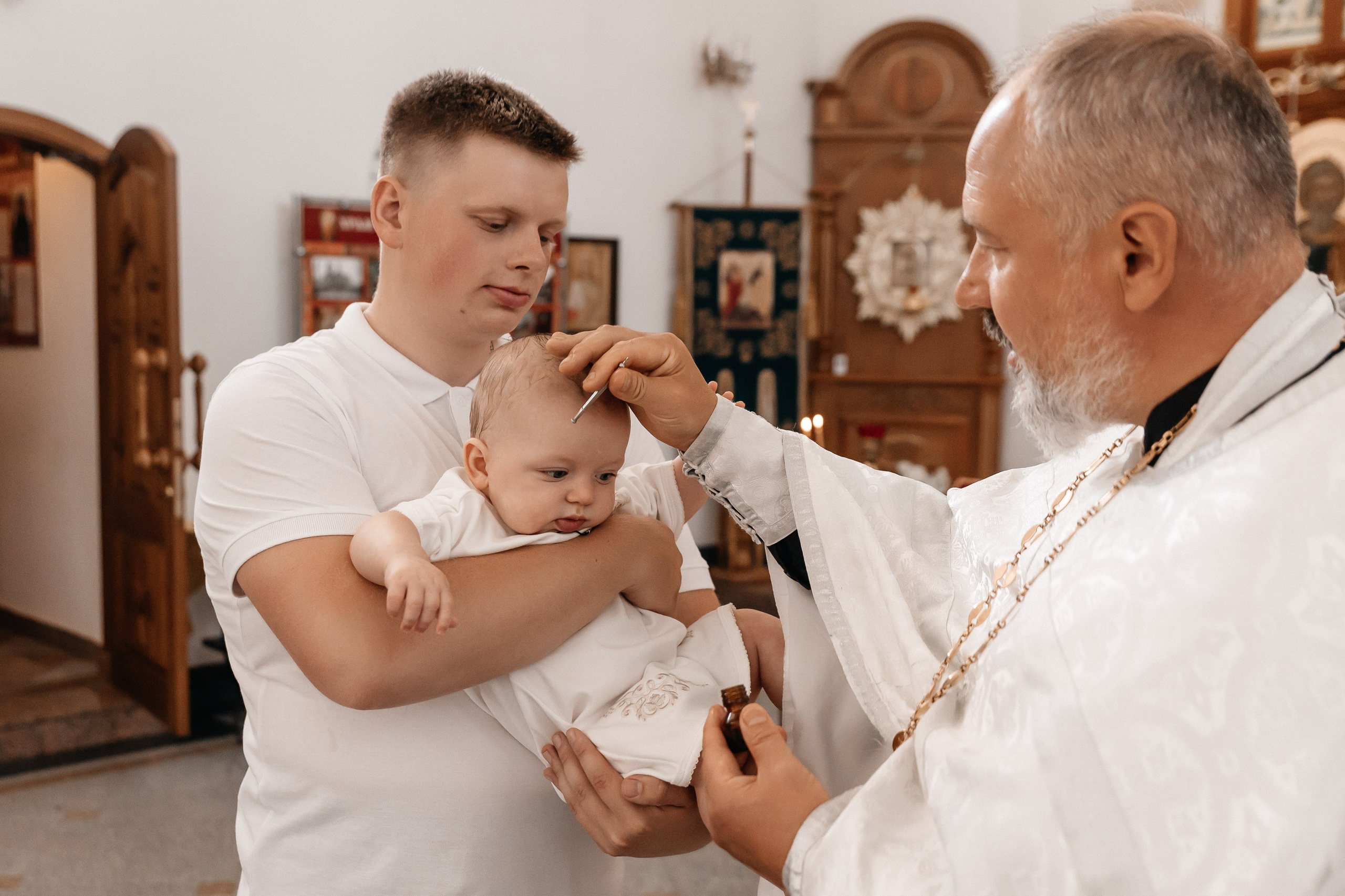 Крещение Роберта. Семейный фотограф Минск Усова Ольга