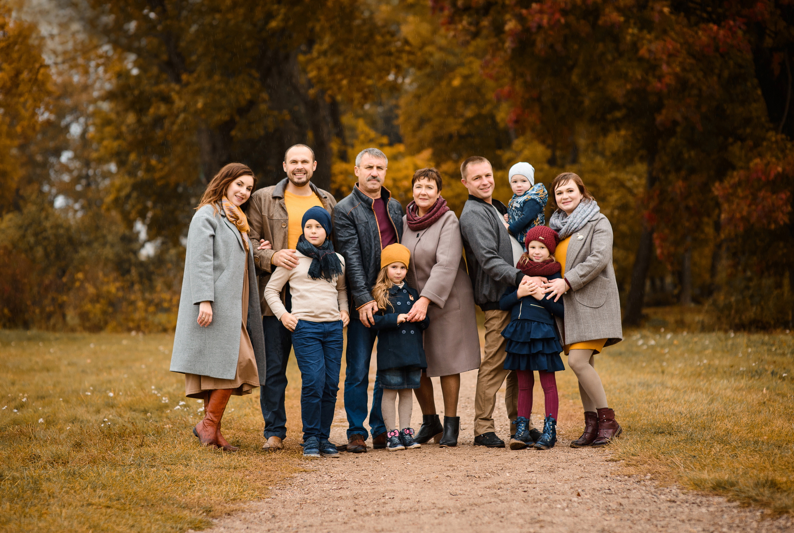 Фотосъемка большой семьи. Семейный и женский фотограф Красноярск Екатерина Пусенкова