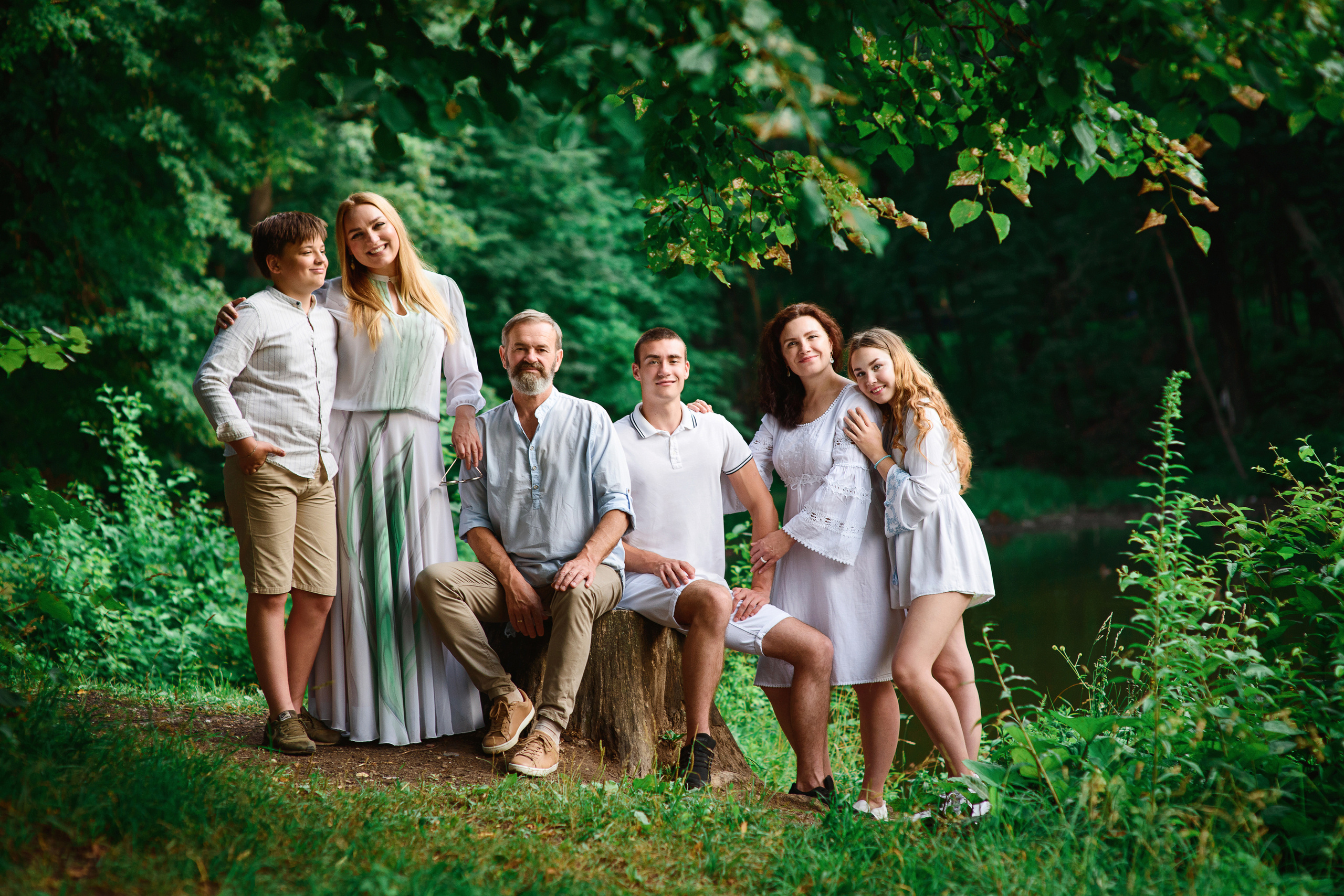 Фотосъемка большой семьи. Семейный и женский фотограф Красноярск Екатерина Пусенкова