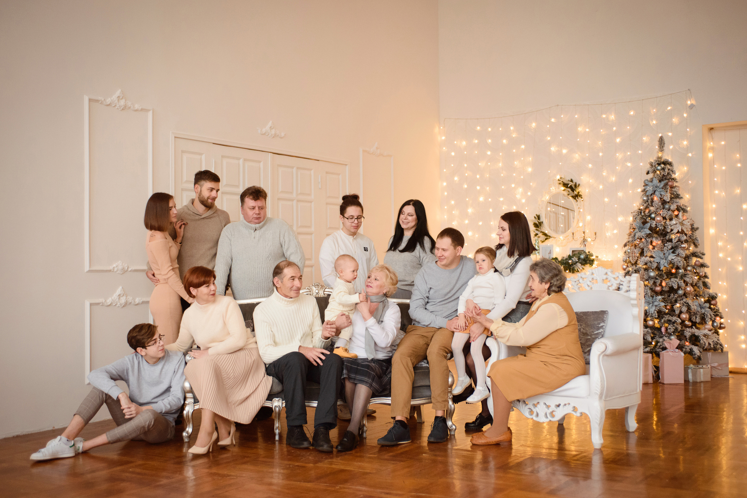 Фотосъемка большой семьи. Семейный и женский фотограф Красноярск Екатерина Пусенкова