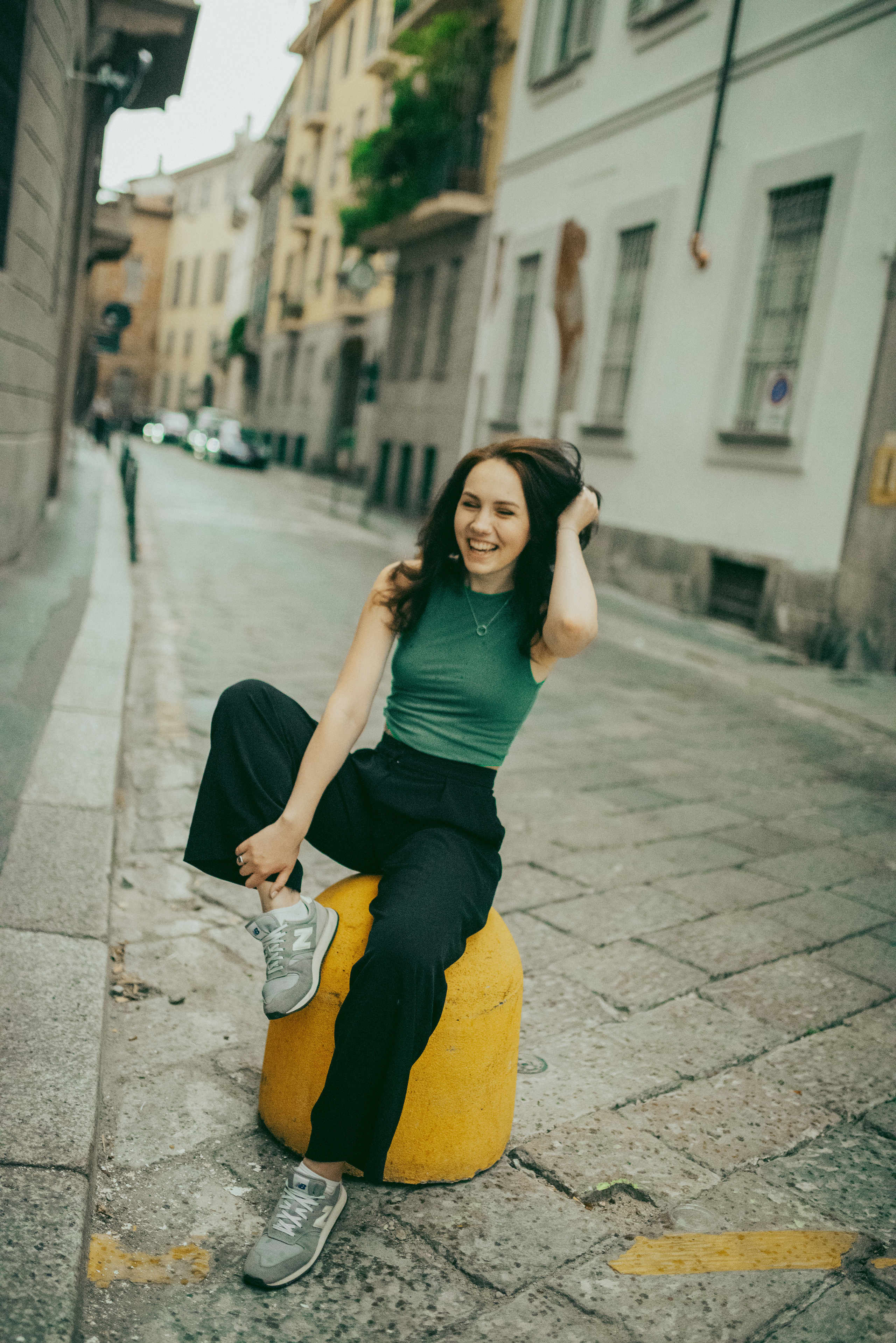 Darya in Milano. Photographer Vasilisa König