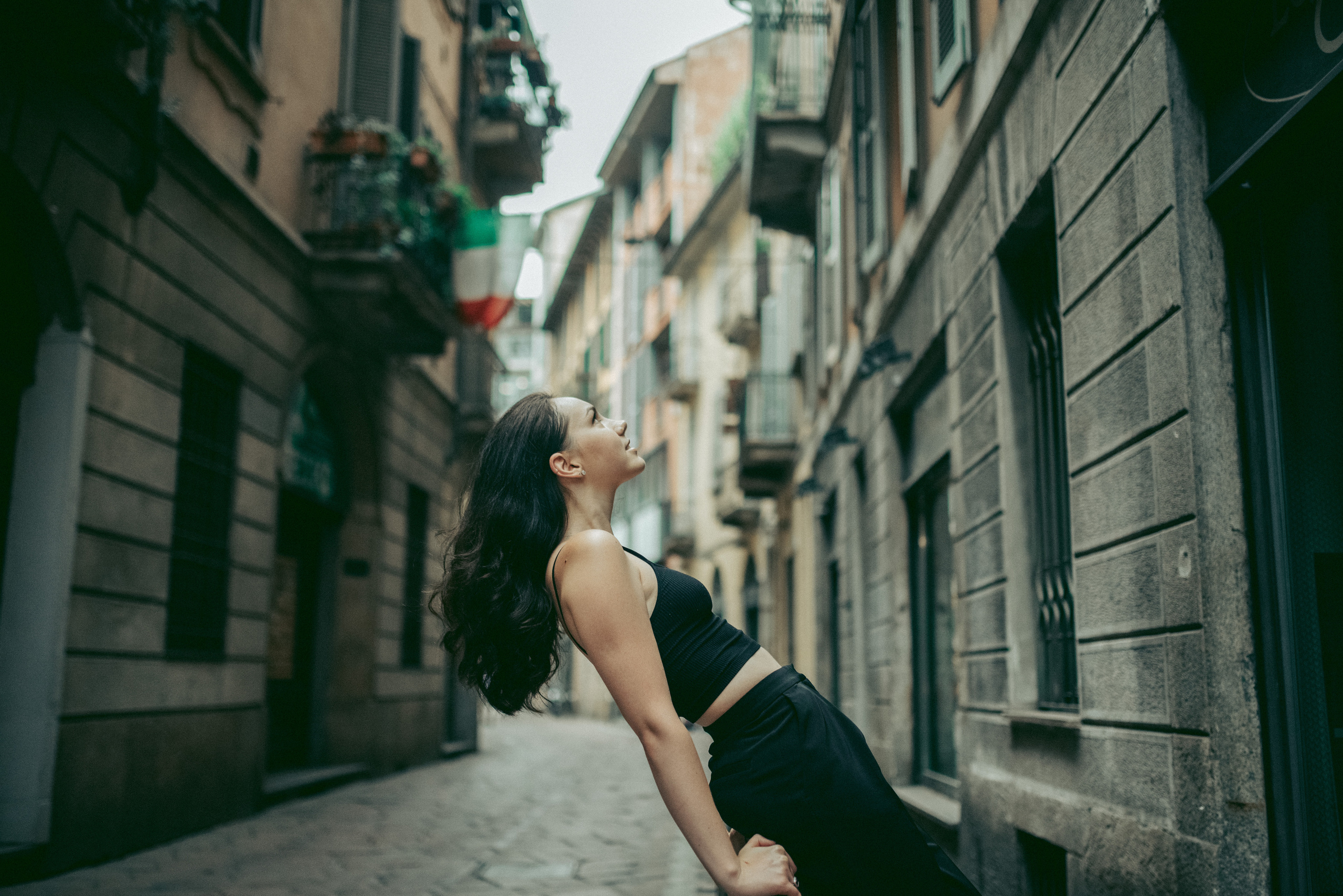 Darya in Milano. Photographer Vasilisa König