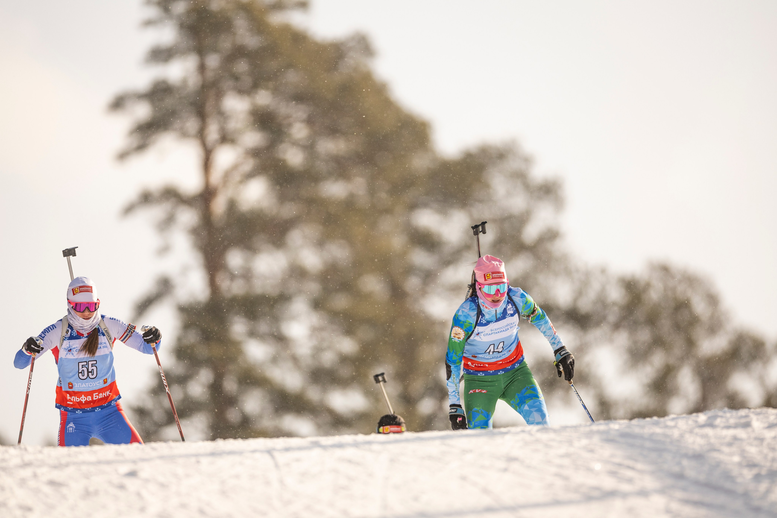 Всероссийская спартакиада. Гонка преследования женщины. Спортивный репортажный фотограф Казань Нафис Сиразетдинов