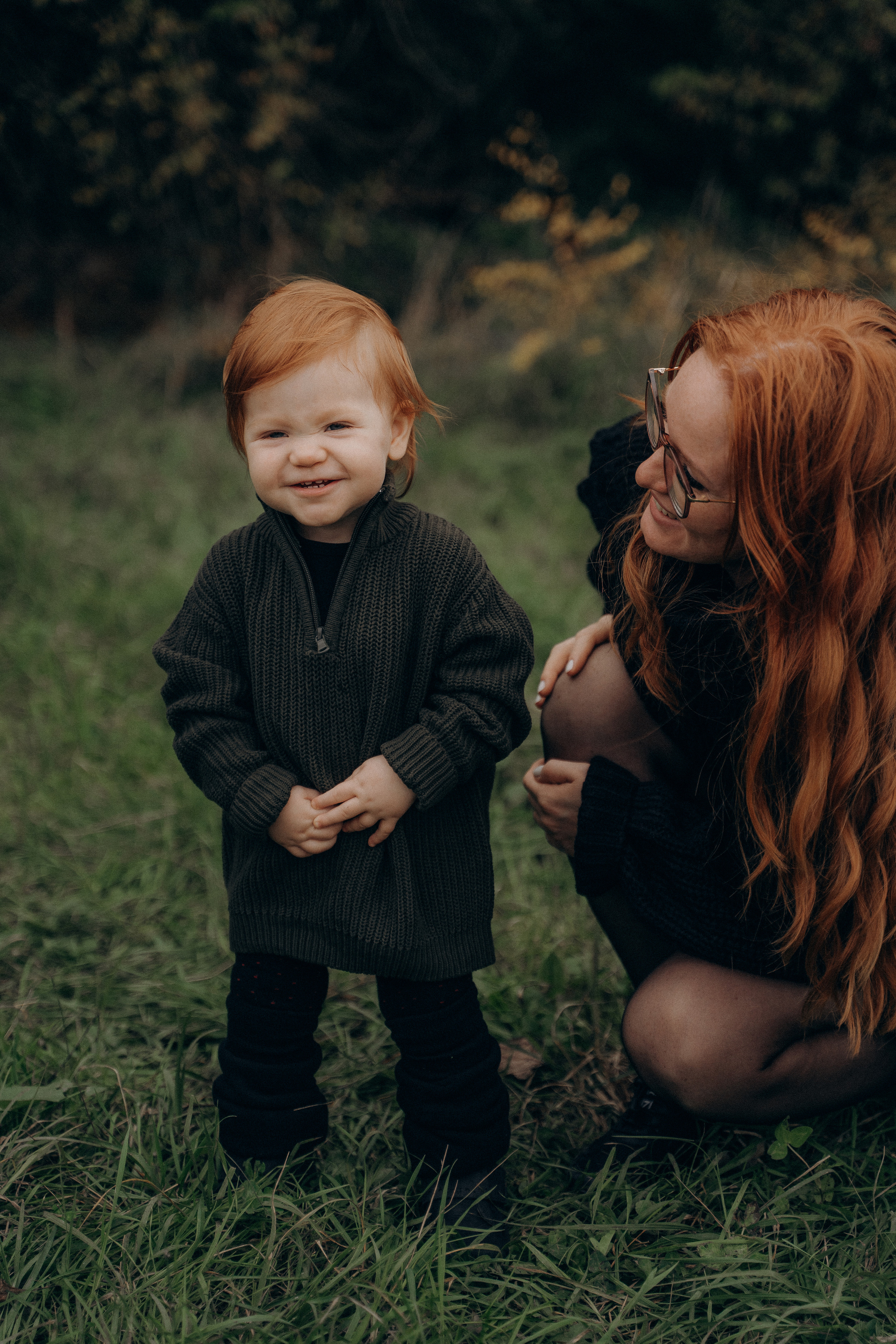 Рыжая девушка с ребенком. Свадебный и семейный фотограф Екатерина Коробова г. Моздок