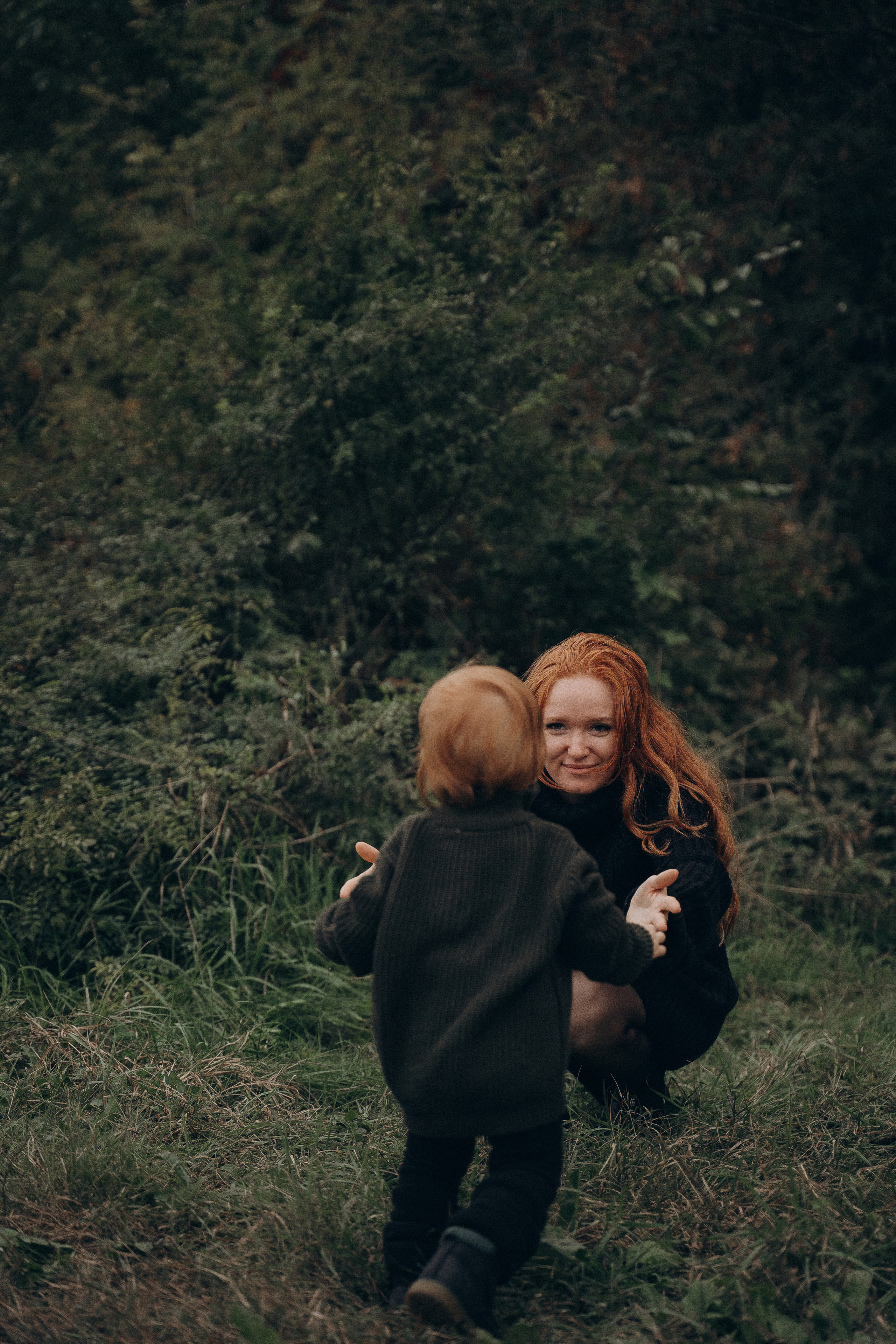 Рыжая девушка с ребенком. Свадебный и семейный фотограф Екатерина Коробова г. Моздок