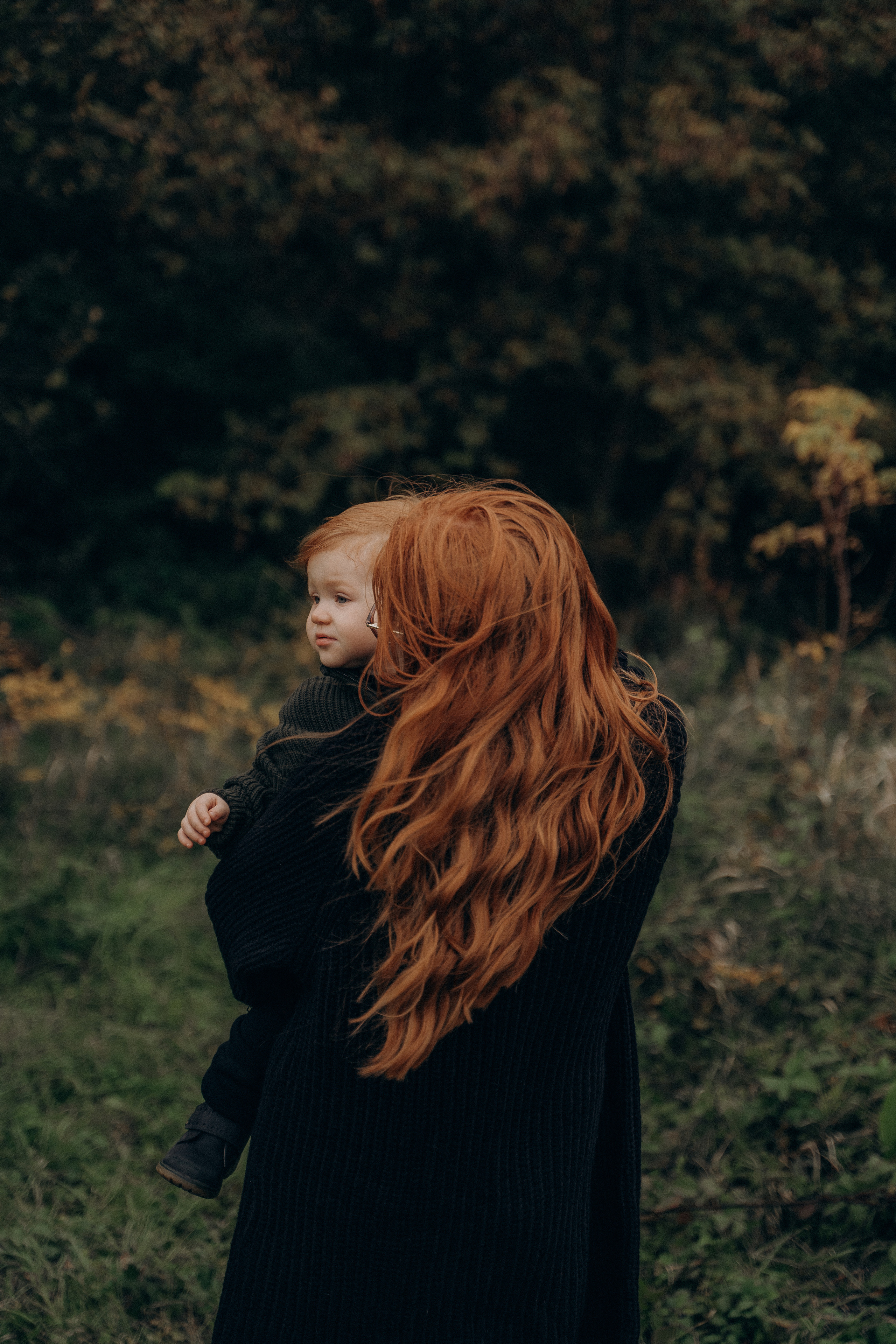 Рыжая девушка с ребенком. Свадебный и семейный фотограф Екатерина Коробова г. Моздок