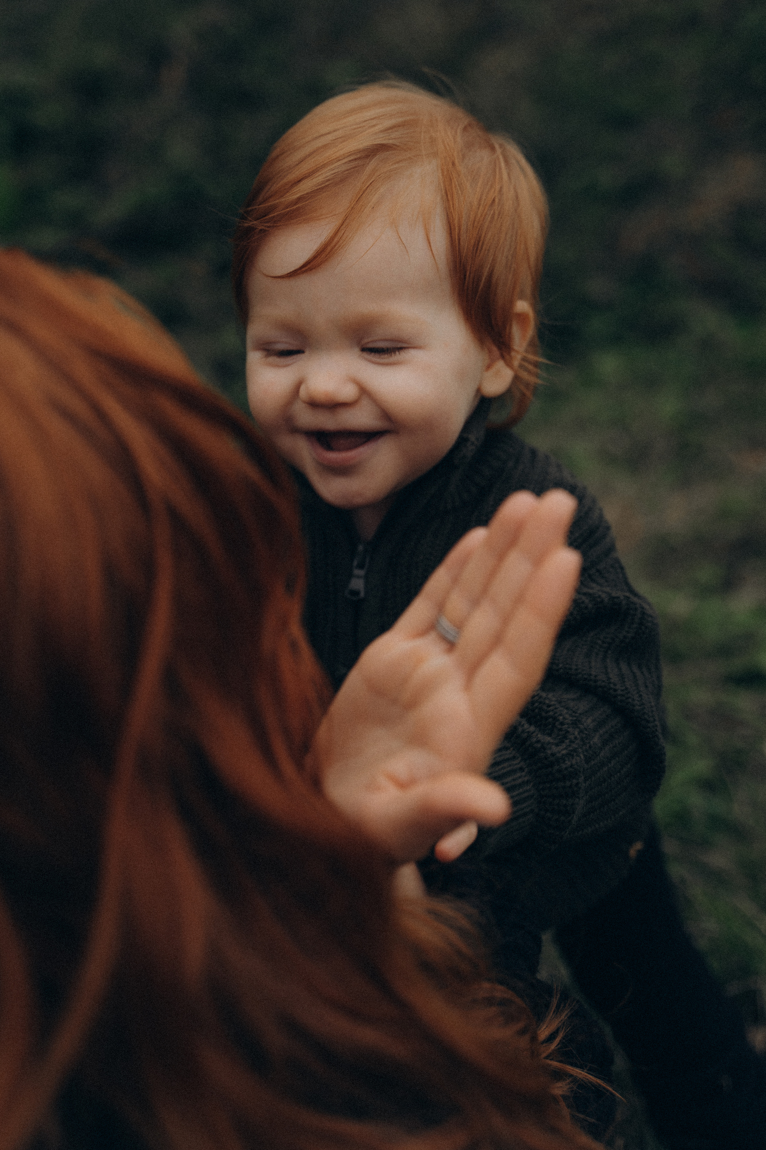 Рыжая девушка с ребенком. Свадебный и семейный фотограф Екатерина Коробова г. Моздок