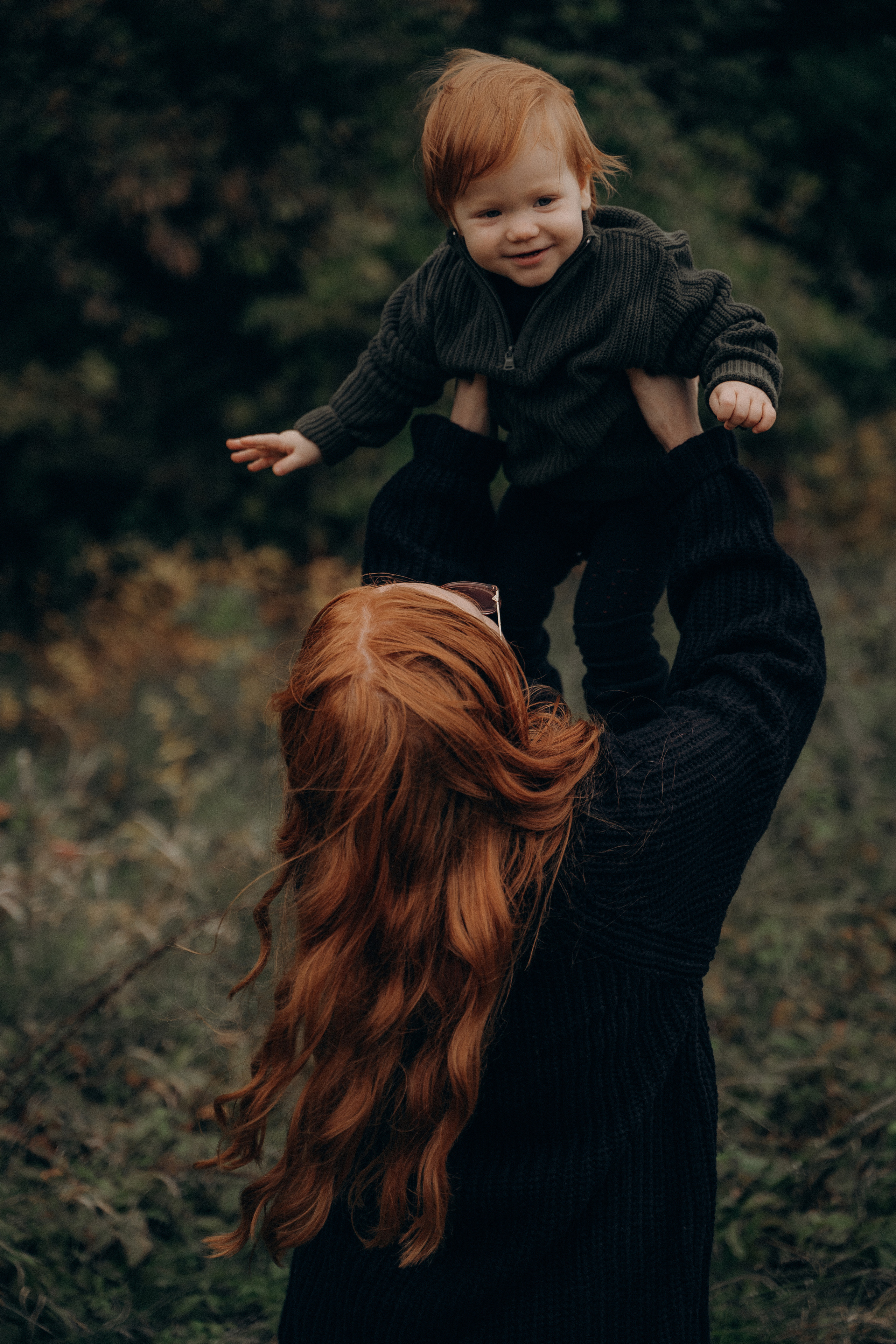 Рыжая девушка с ребенком. Свадебный и семейный фотограф Екатерина Коробова г. Моздок