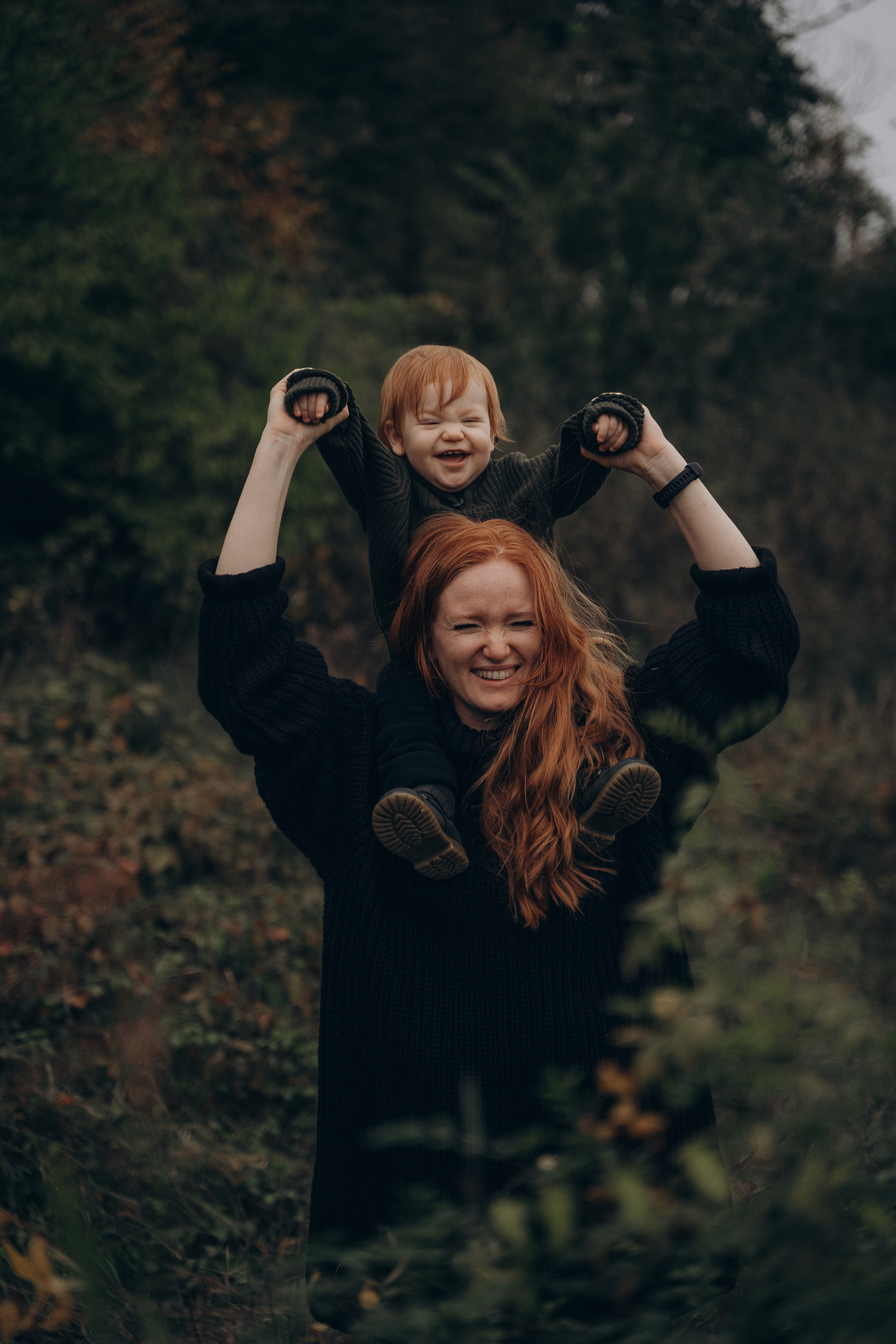 Рыжая девушка с ребенком. Свадебный и семейный фотограф Екатерина Коробова г. Моздок