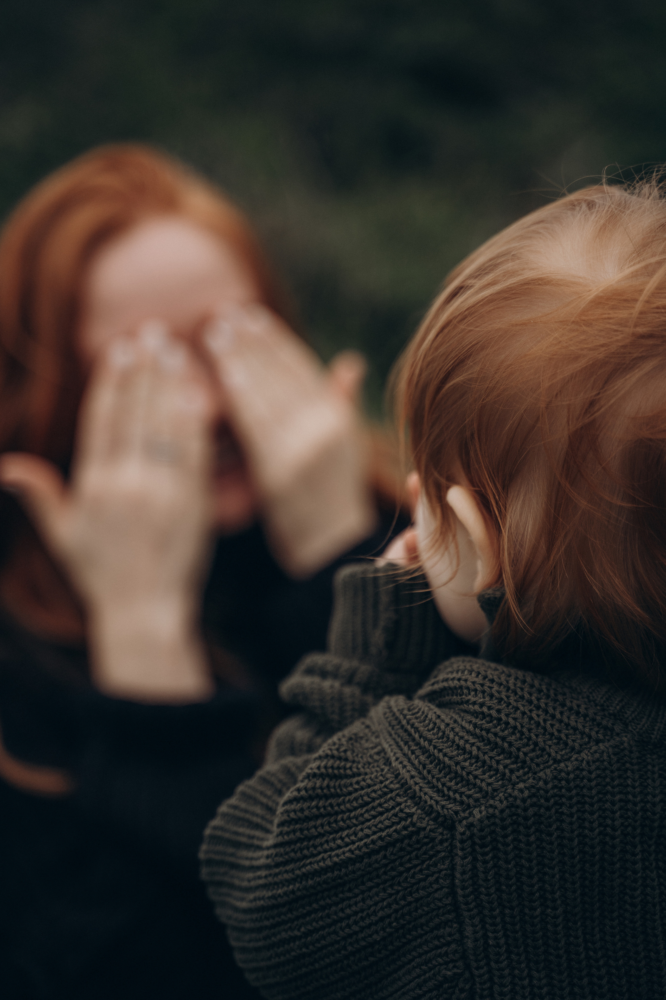 Рыжая девушка с ребенком. Свадебный и семейный фотограф Екатерина Коробова г. Моздок