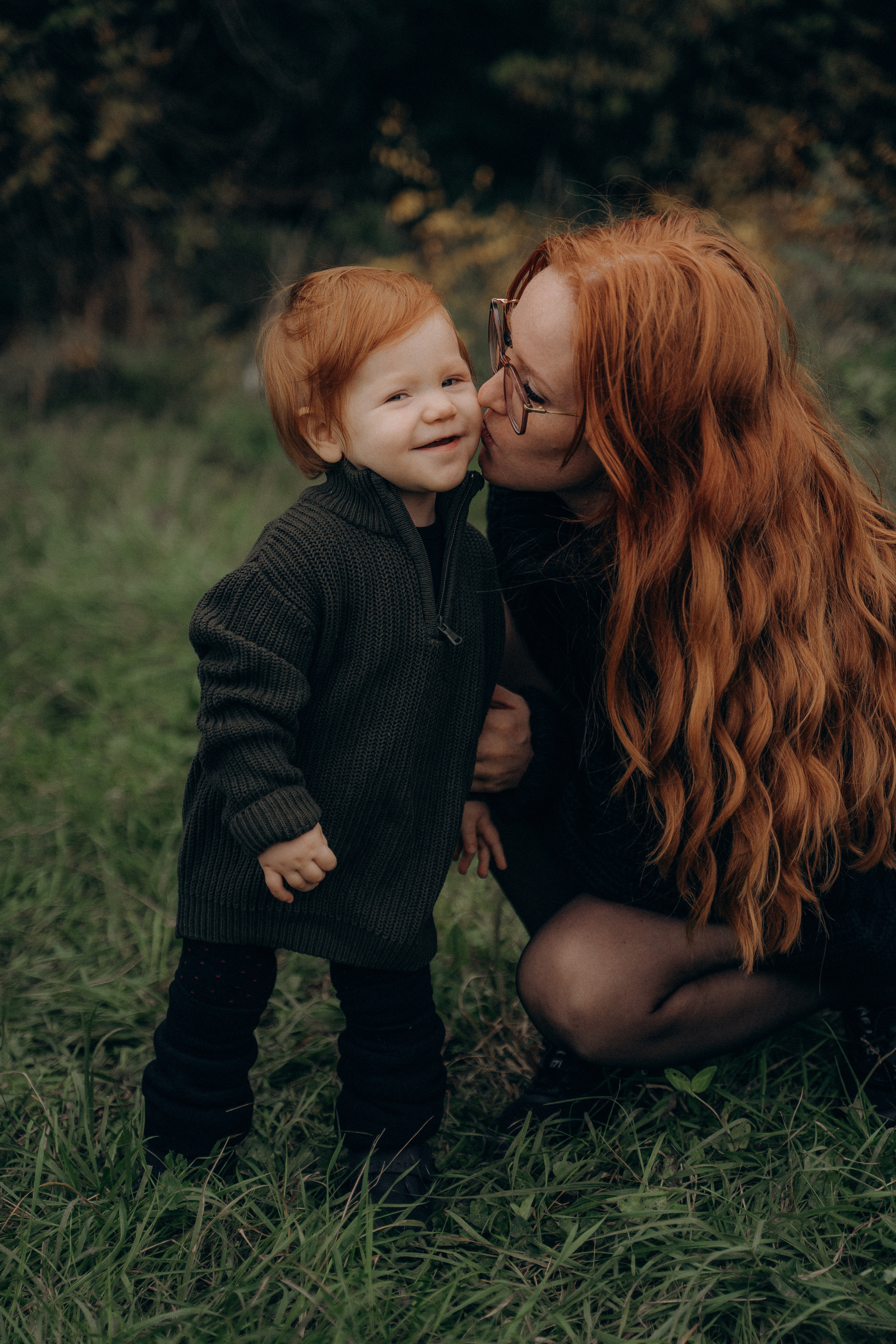 Рыжая девушка с ребенком. Свадебный и семейный фотограф Екатерина Коробова г. Моздок