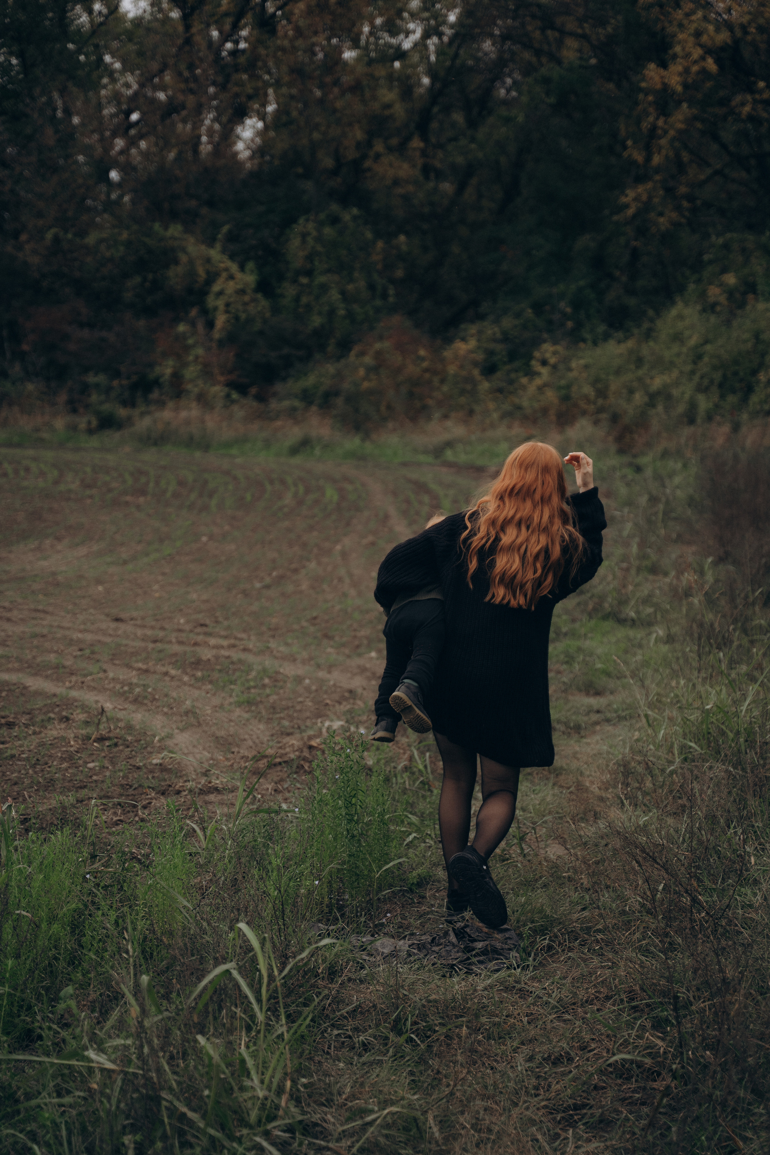 Рыжая девушка с ребенком. Свадебный и семейный фотограф Екатерина Коробова г. Моздок