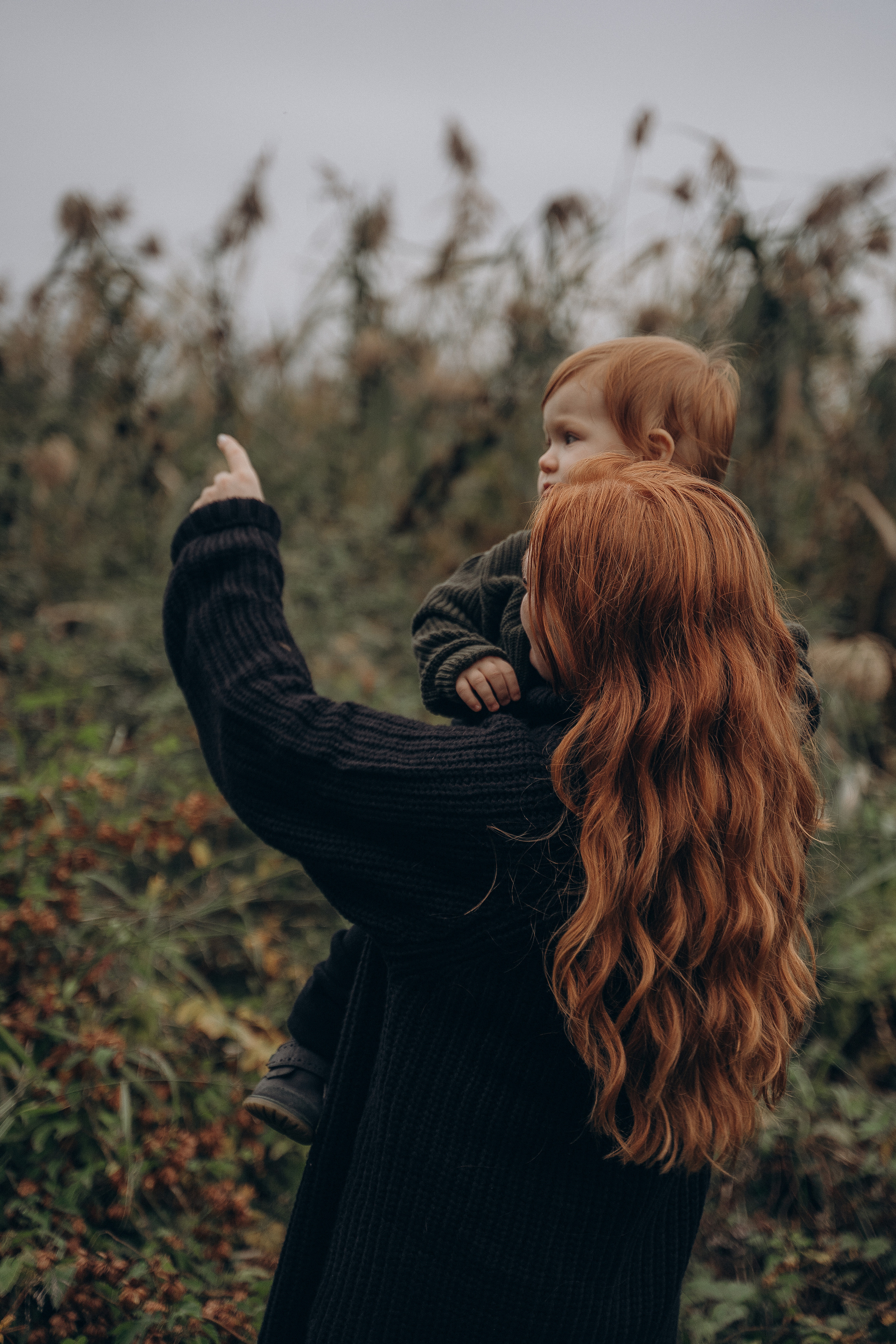 Рыжая девушка с ребенком. Свадебный и семейный фотограф Екатерина Коробова г. Моздок