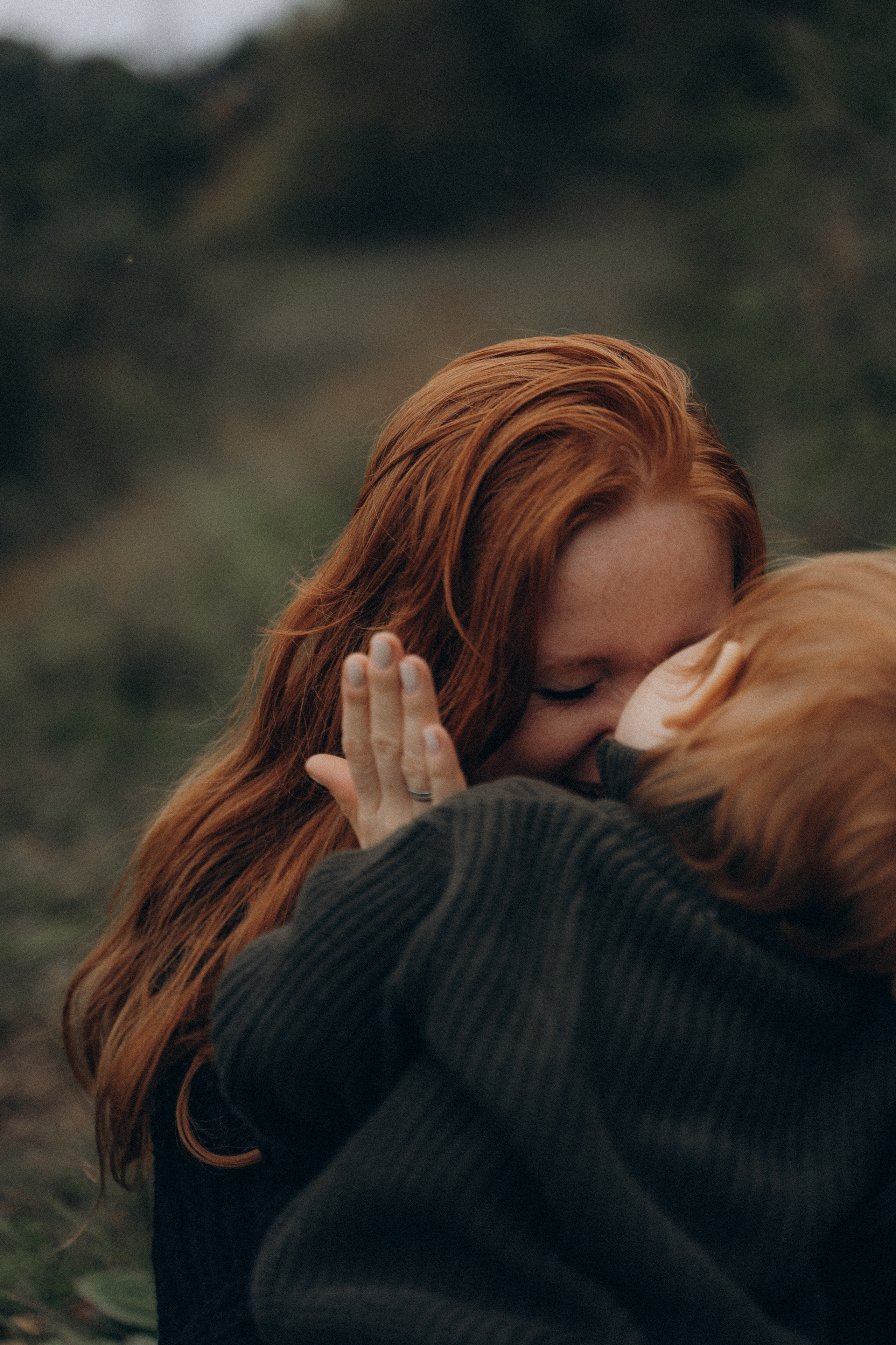 Рыжая девушка с ребенком. Свадебный и семейный фотограф Екатерина Коробова г. Моздок