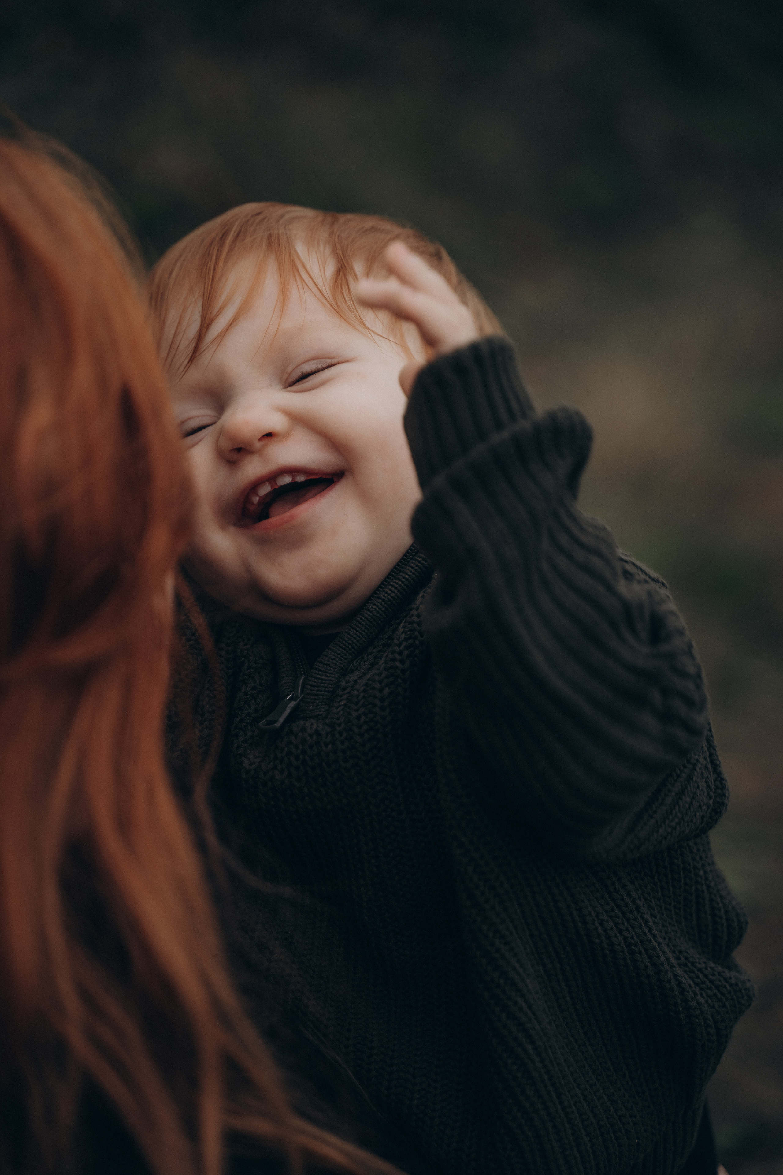 Рыжая девушка с ребенком. Свадебный и семейный фотограф Екатерина Коробова г. Моздок