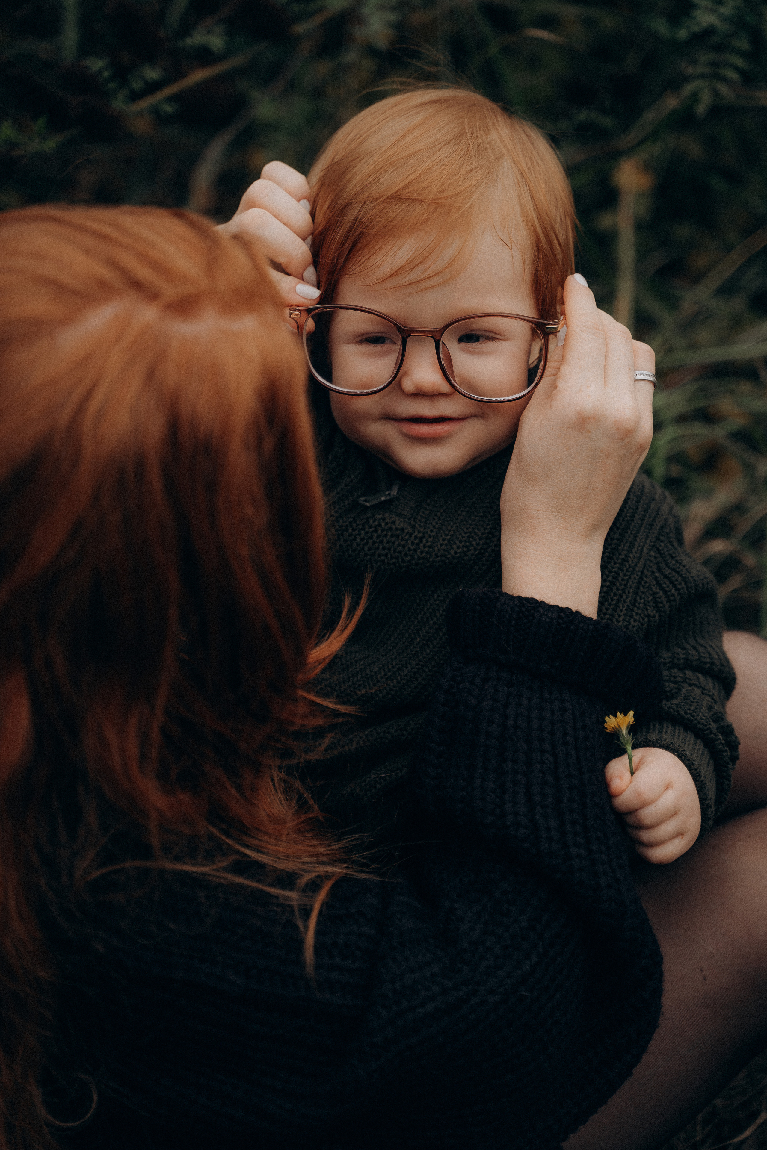 Рыжая девушка с ребенком. Свадебный и семейный фотограф Екатерина Коробова г. Моздок