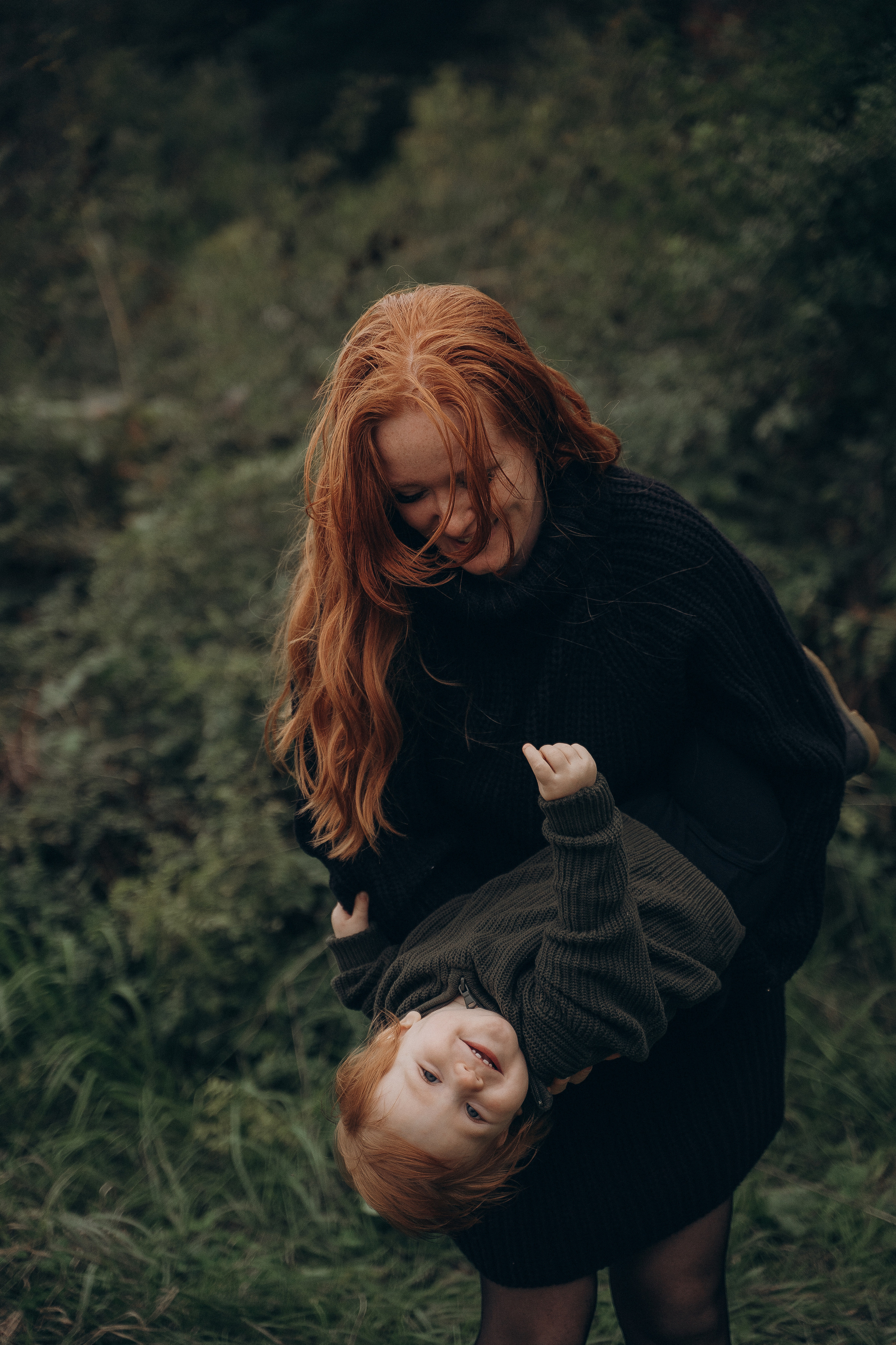 Рыжая девушка с ребенком. Свадебный и семейный фотограф Екатерина Коробова г. Моздок
