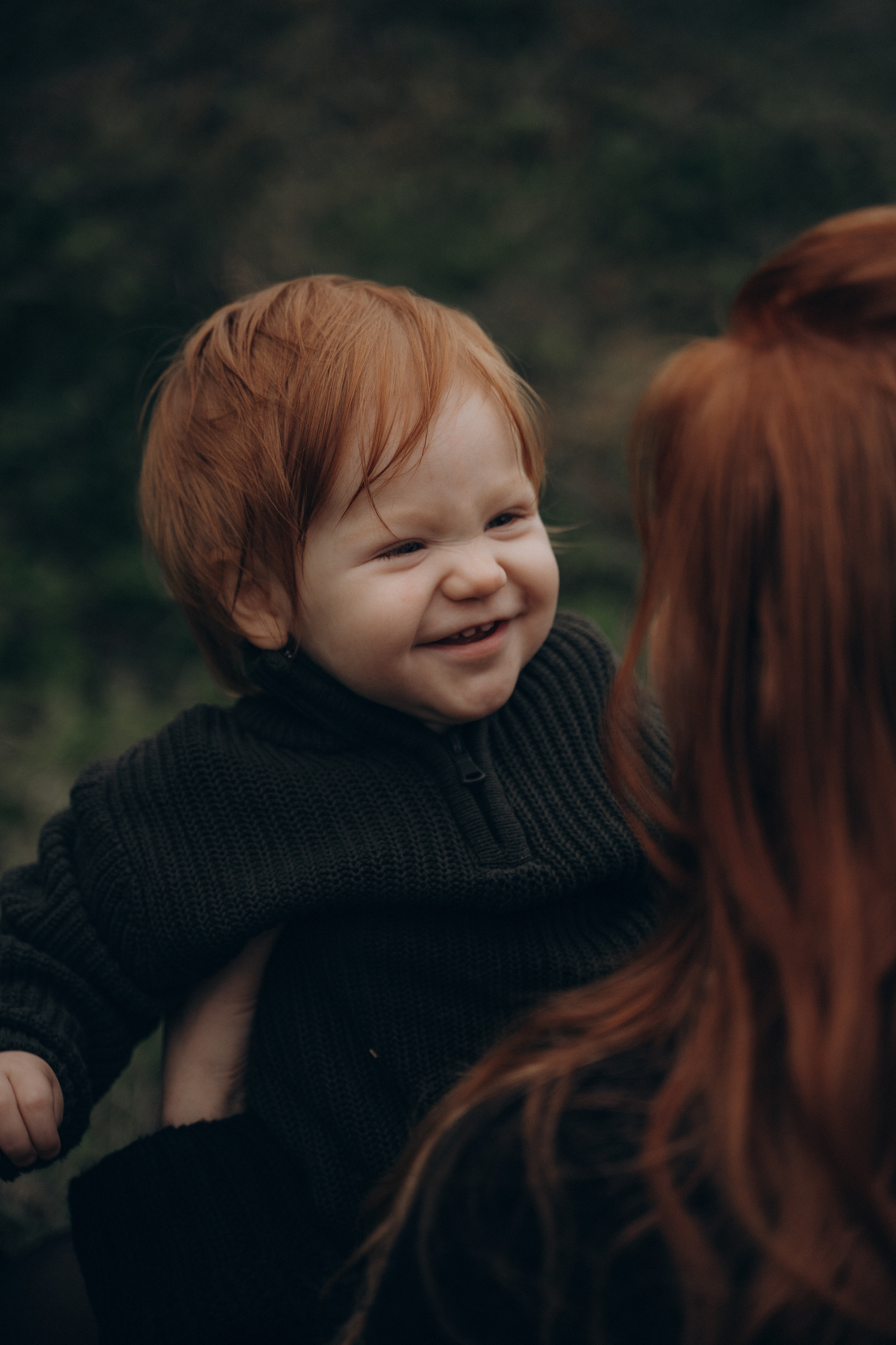 Рыжая девушка с ребенком. Свадебный и семейный фотограф Екатерина Коробова г. Моздок
