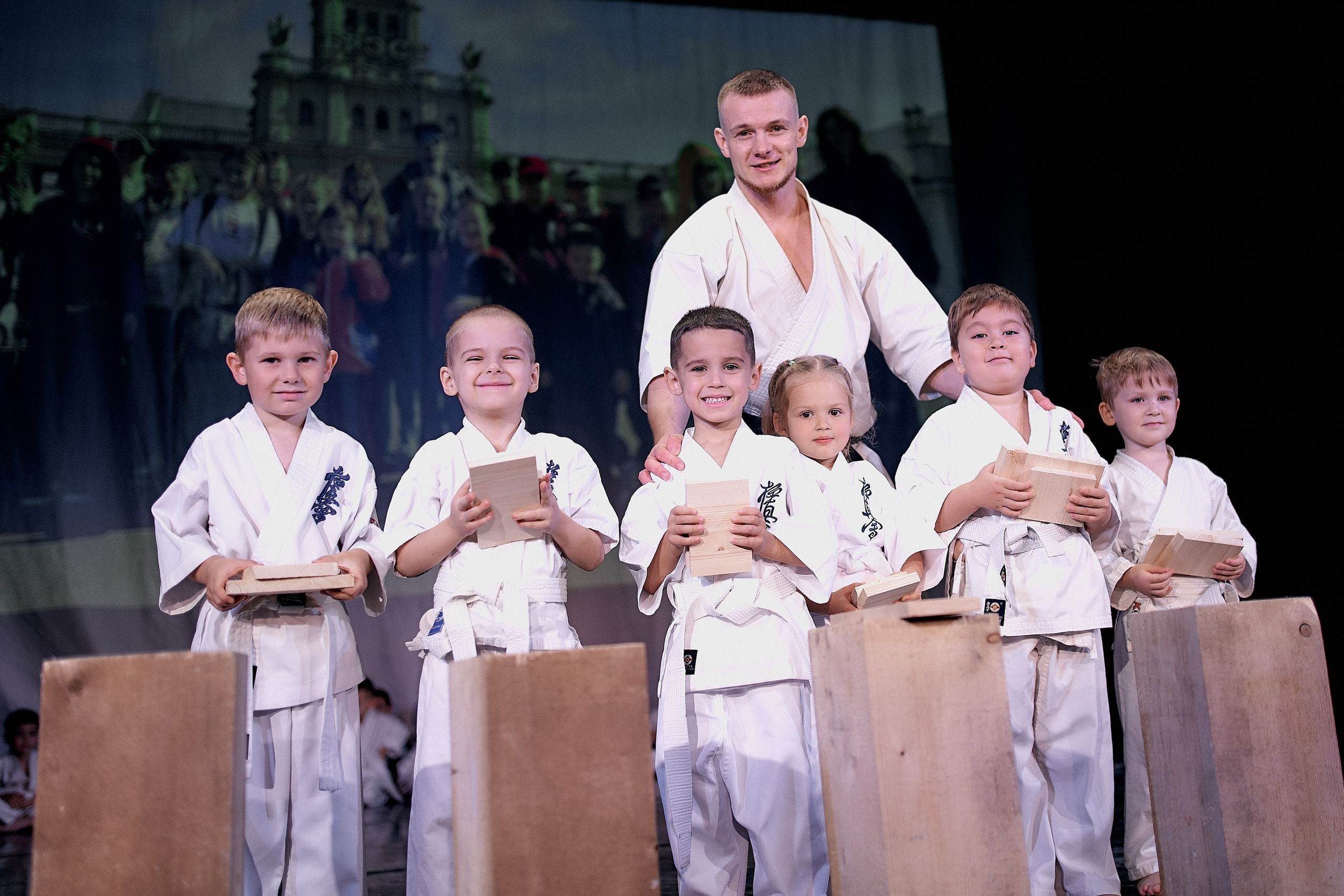Репортаж награждения по дисциплине киокушин каратэ. Репортажный фотограф Ирина Курманаева