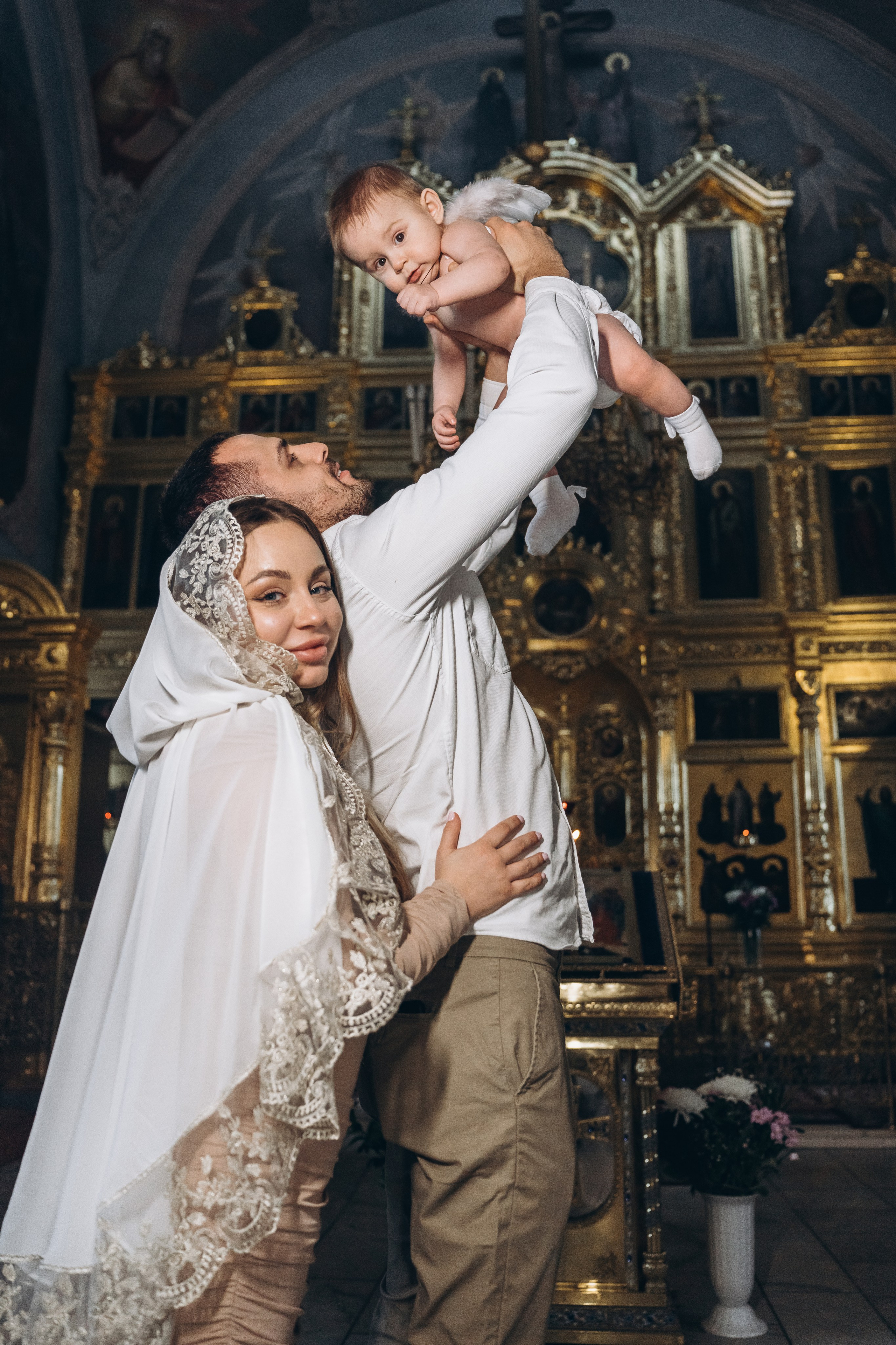 Таинство Крещения Демида. Фотограф Ольга Рубцова в Москве и Московской области